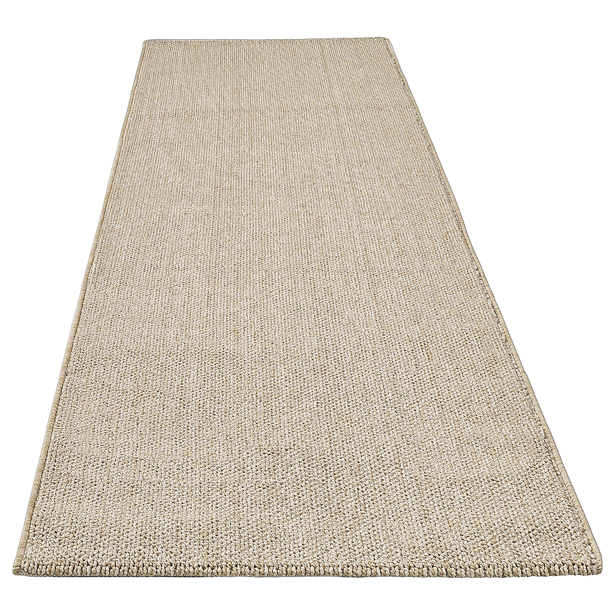 Kurzflorteppich Loom 4300 Mischgewebe Beige 80 x 150 cm