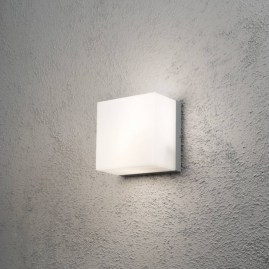 Wand Deckenleuchte Sanremo Big Aluminium/Glas