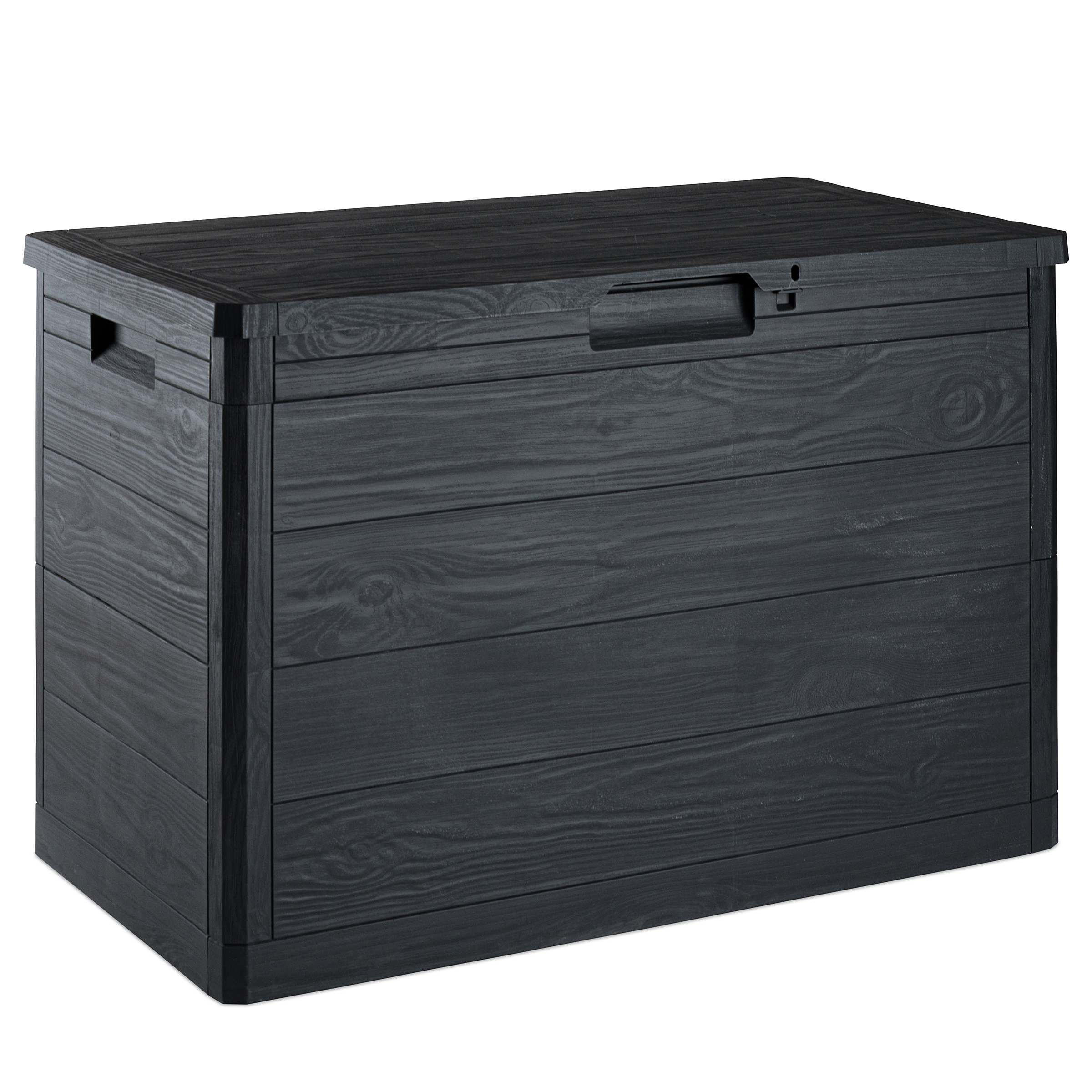 Gartenbox Woody's Multibox Schwarz 78 x 45 cm