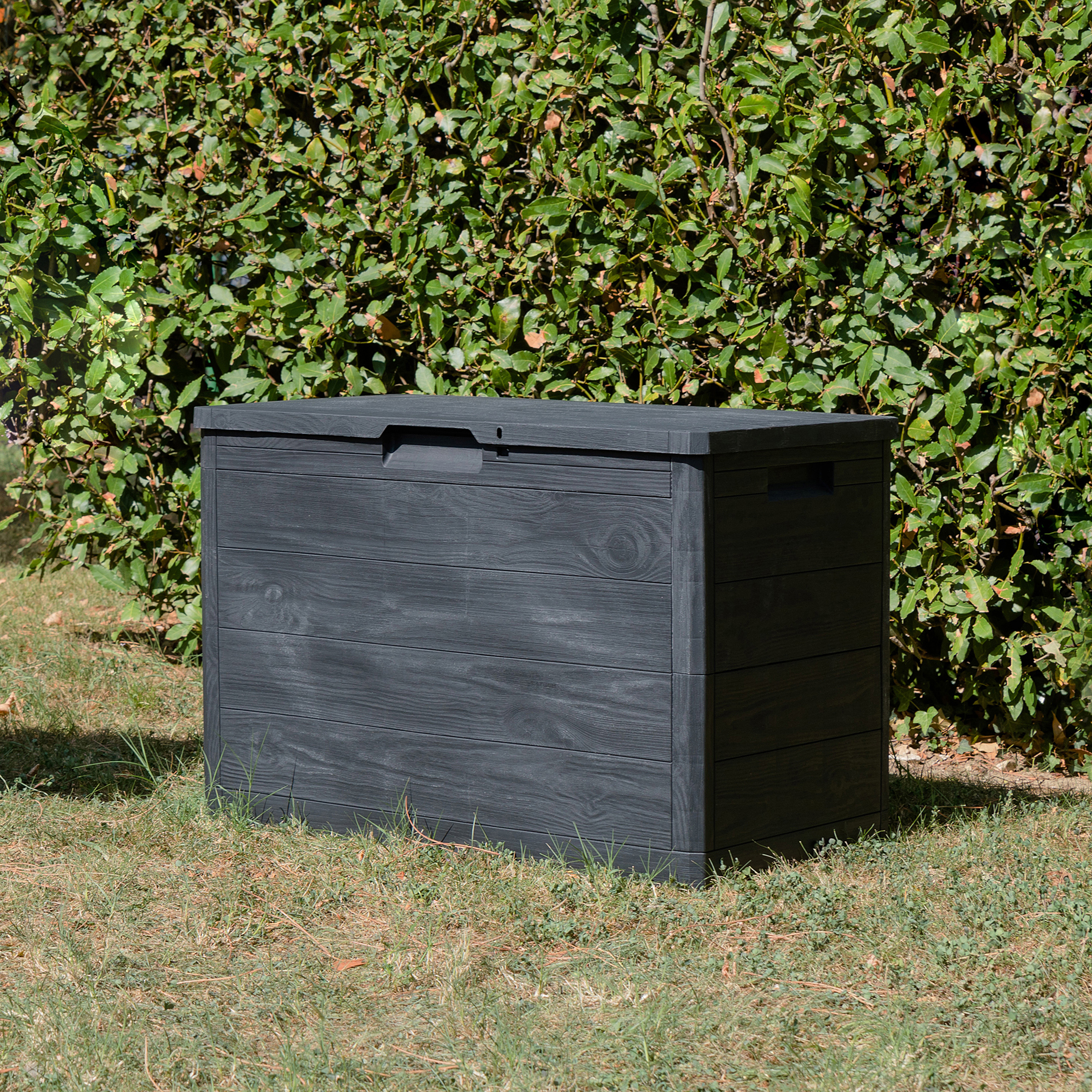 Gartenbox Woody's Multibox Schwarz 78 x 45 cm
