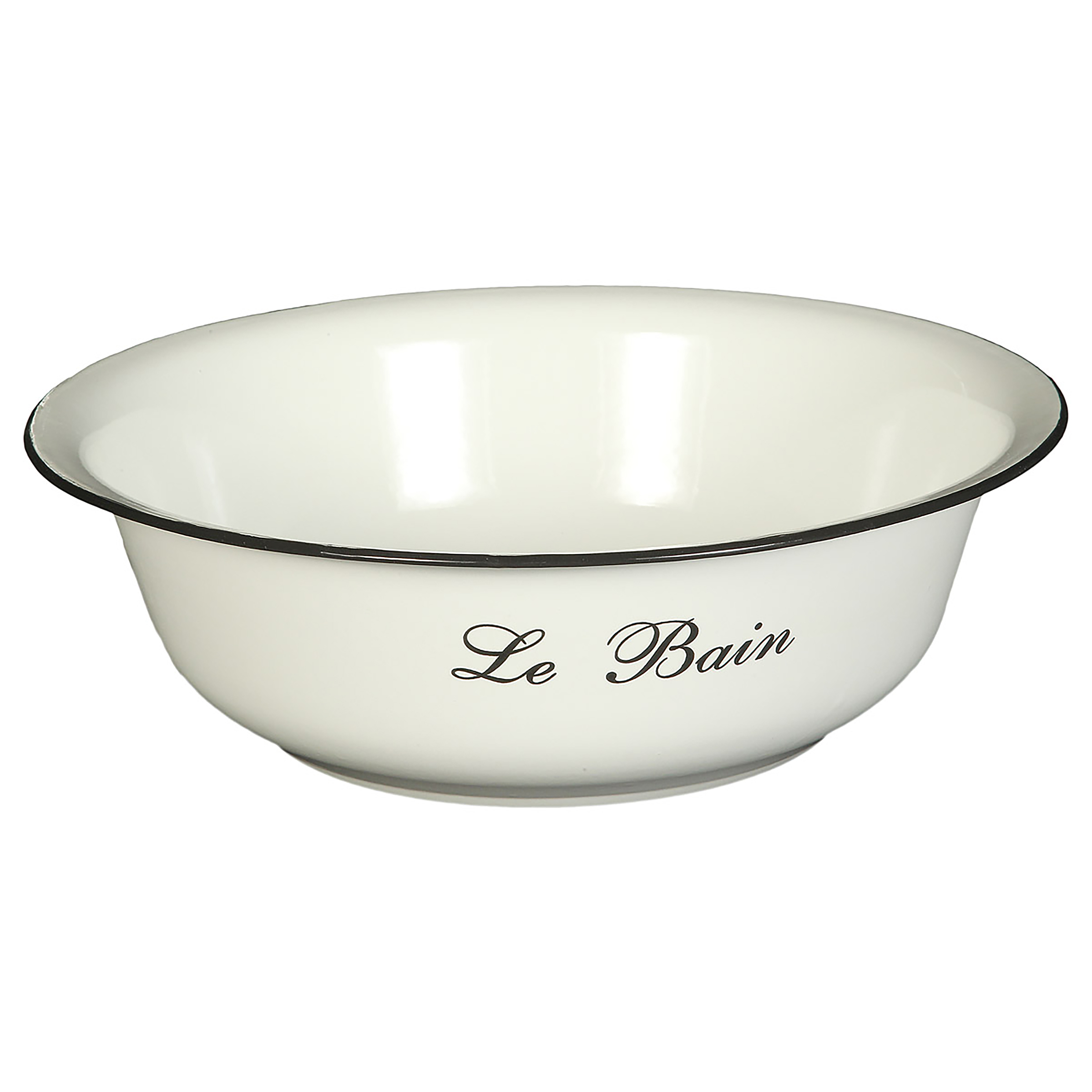 Waschschüssel Le Bain Emaille Creme