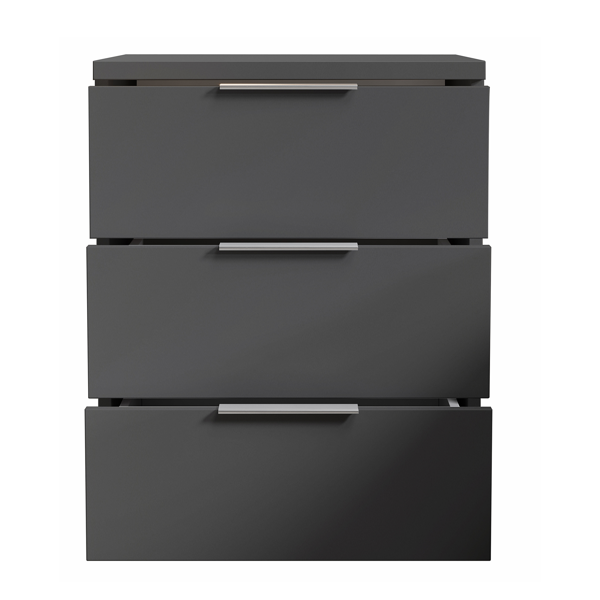 Nachtkommode Expedito Graphit Höhe: 61 cm