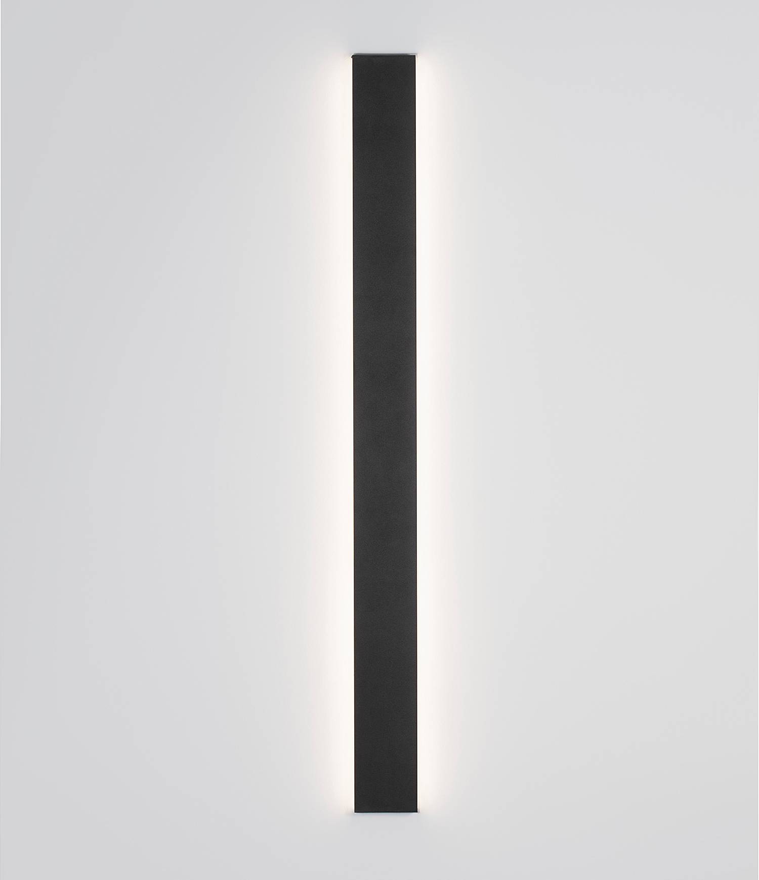 Wandleuchte Seline Aluminium 1-flammig Schwarz Höhe: 8 cm