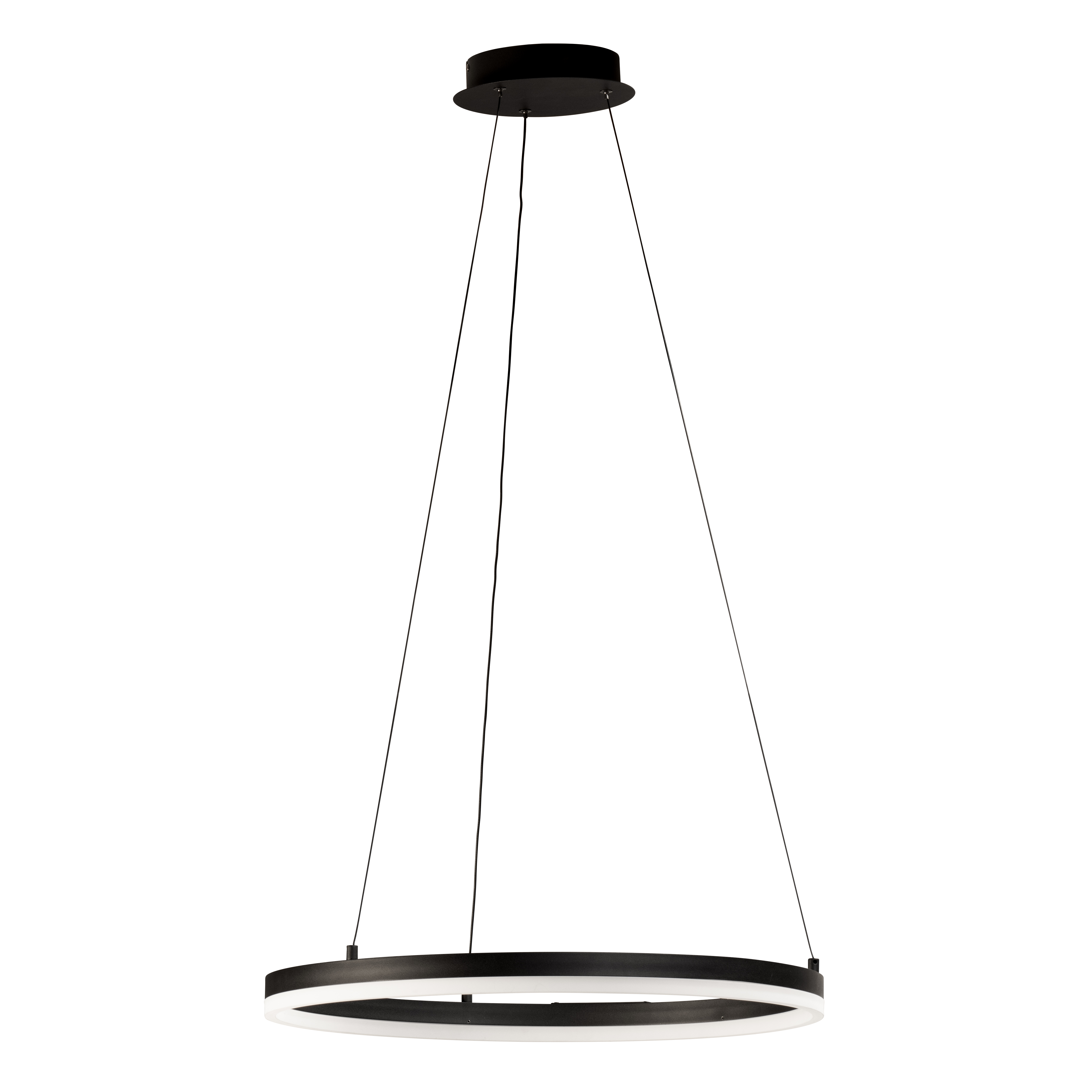 LED-Pendelleuchte Sirko Typ C Eisen Schwarz 1-flammig
