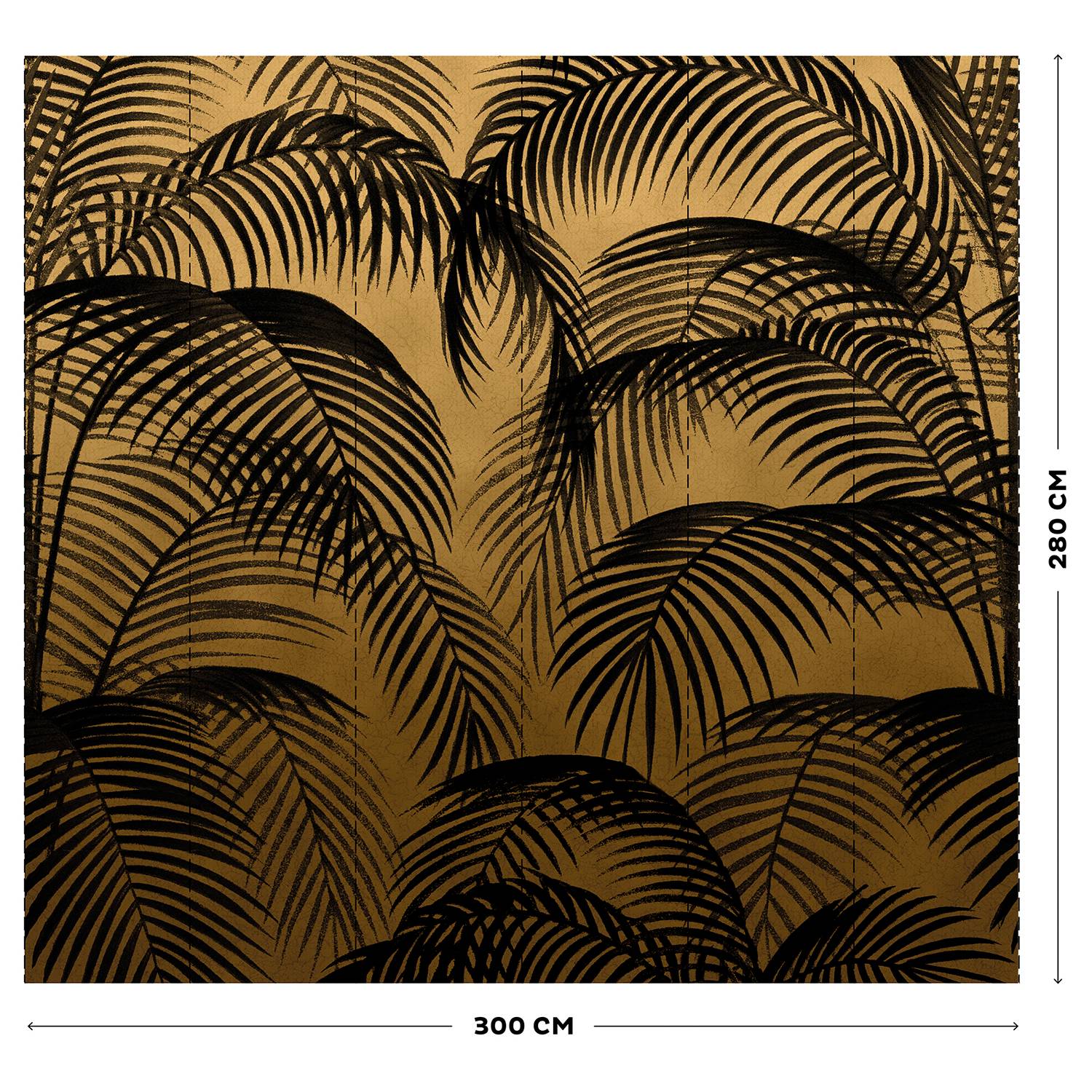 Vlies Fototapete Luxy Gold 3m  x 2,8m  x 0,02m