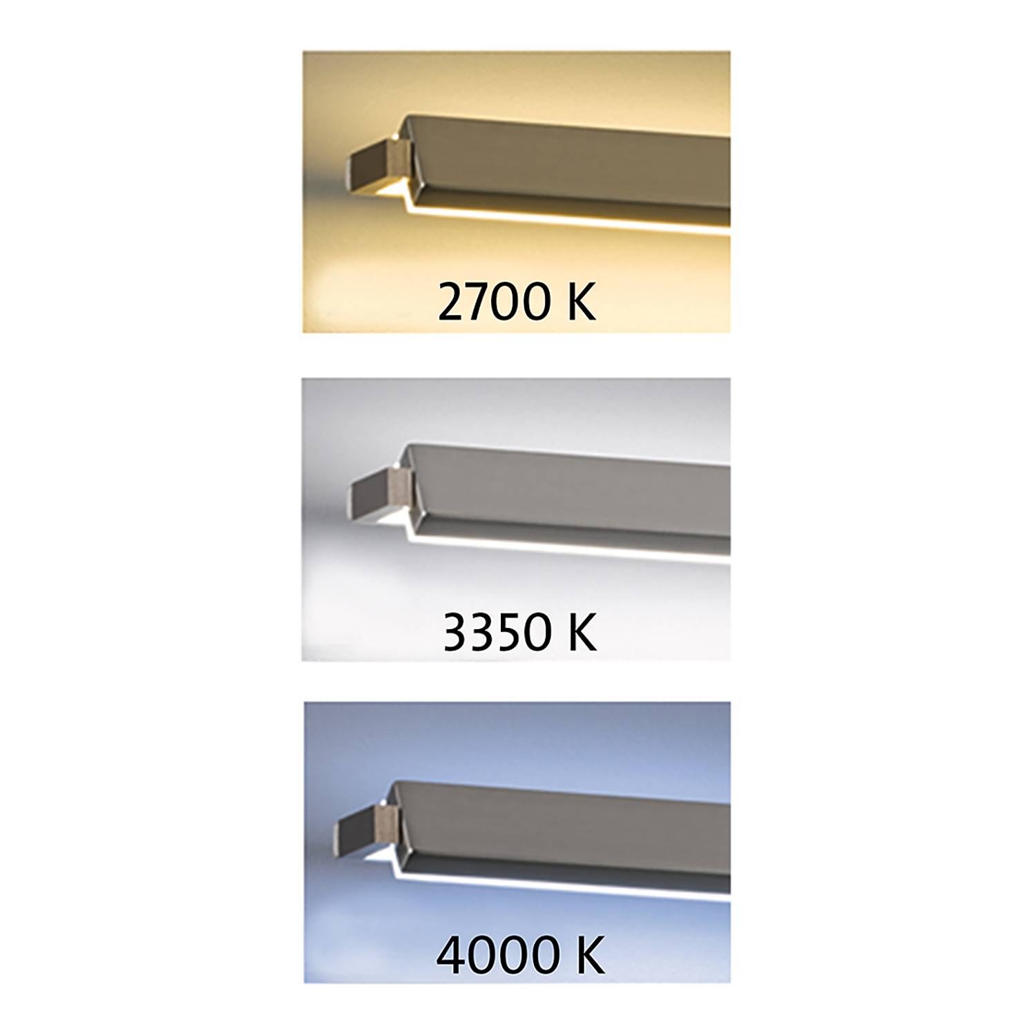 Fischer & Honsel LED Wandleuchte Pare Acrylglas Eisen Silber