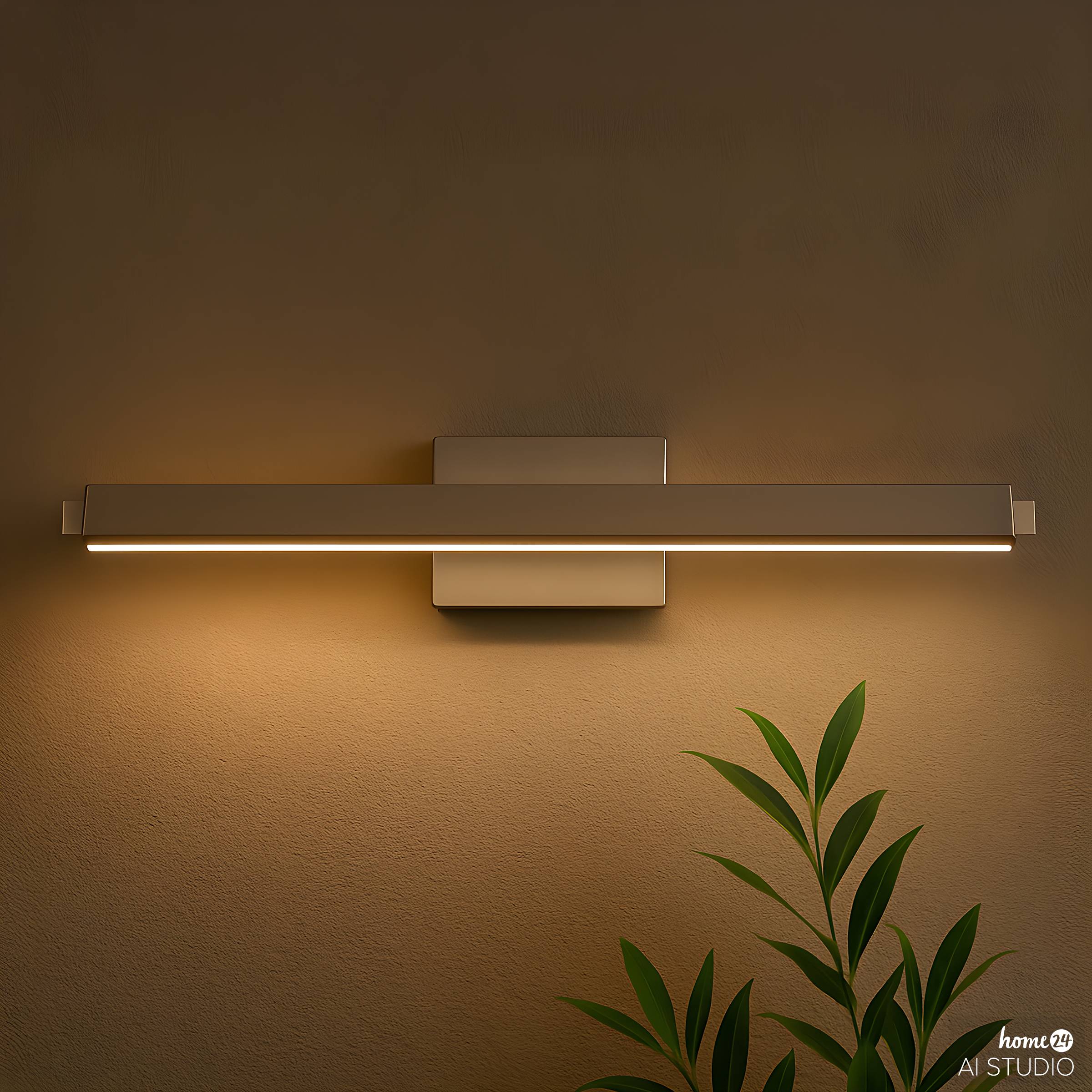 Fischer & Honsel LED Wandleuchte Pare Acrylglas Eisen Silber