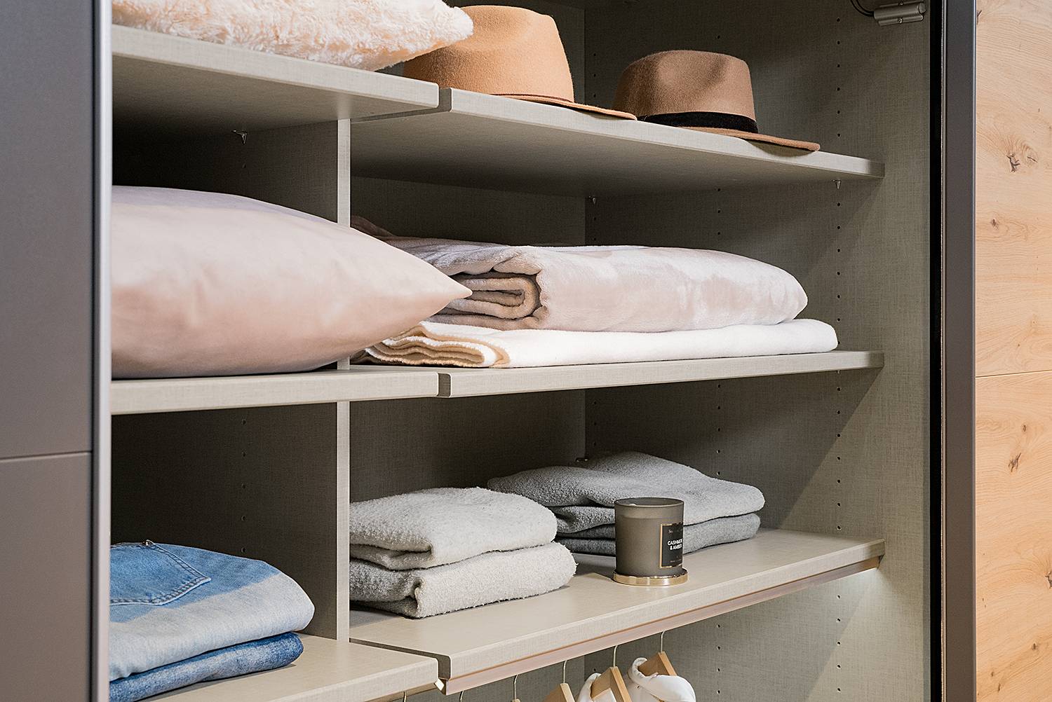 Fachboden SKØP 90 cm Beige 3er Set