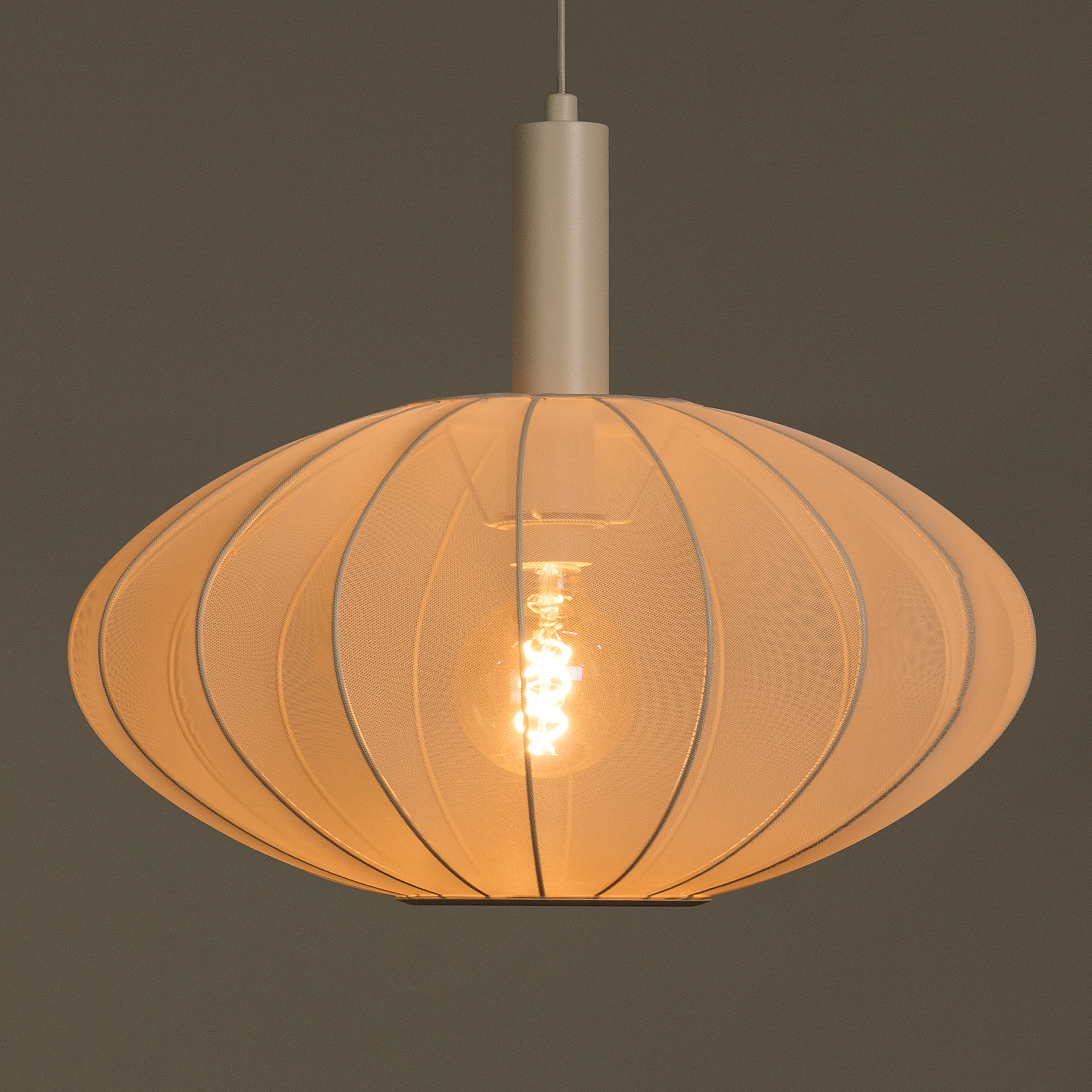 Pendelleuchte Corina Typ A Polyester Beige