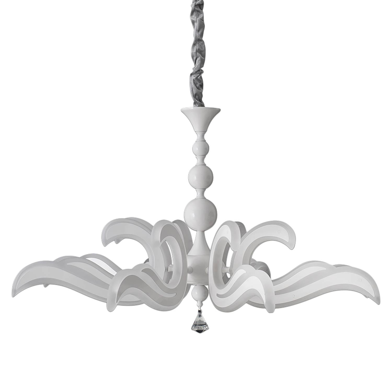 LED-Pendelleuchte Daceyville Acrylglas / Edelstahl 1-flammig