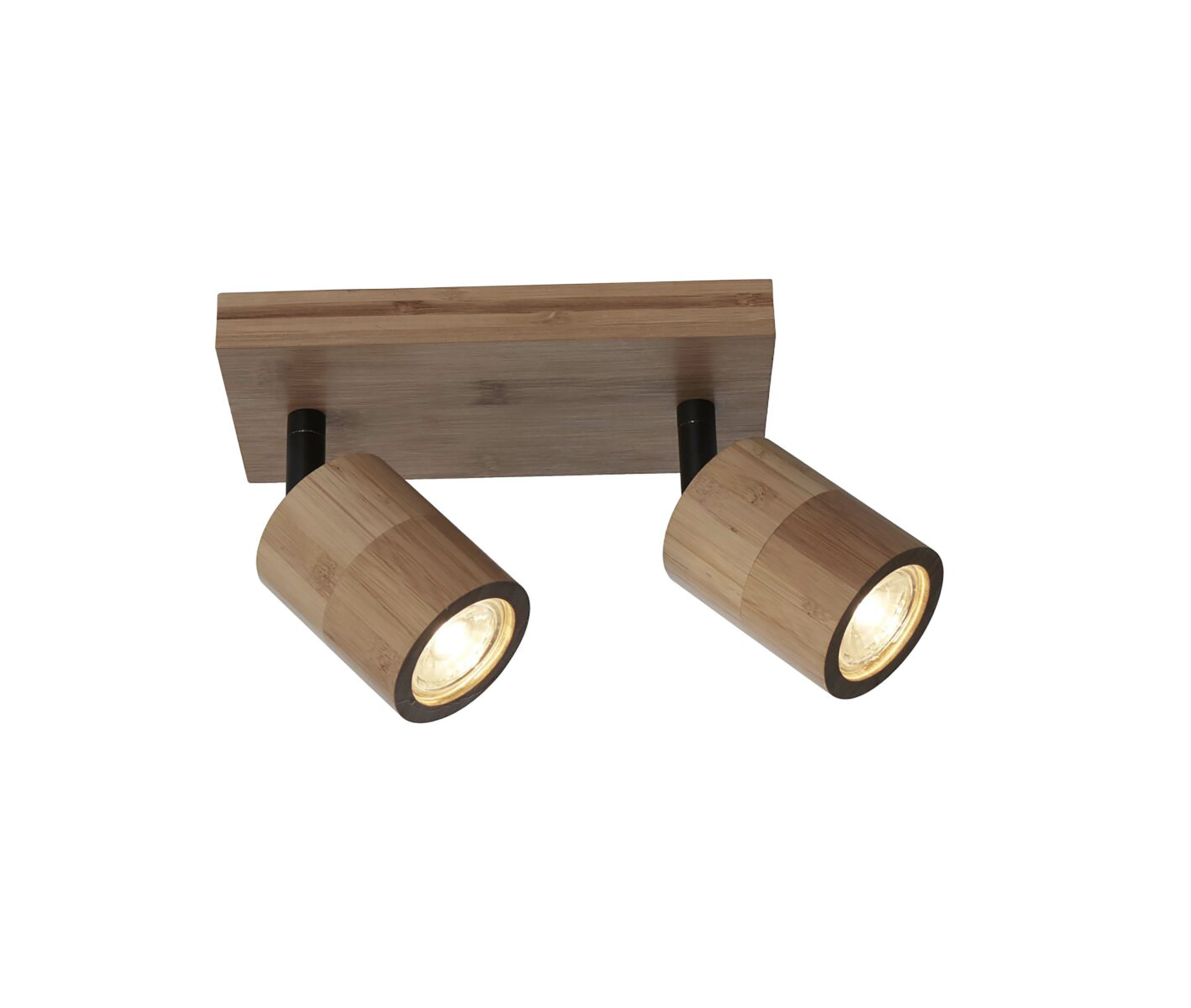 Deckenleuchte Java Typ A Bambus 2-flammig Beige