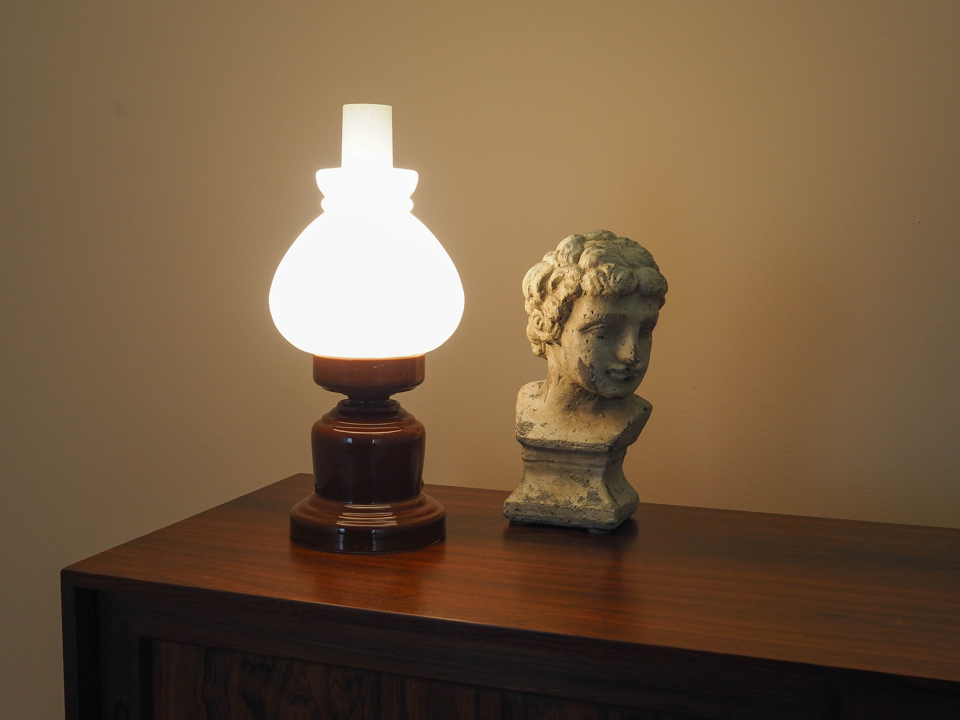 Ceramic lamp 1970s
