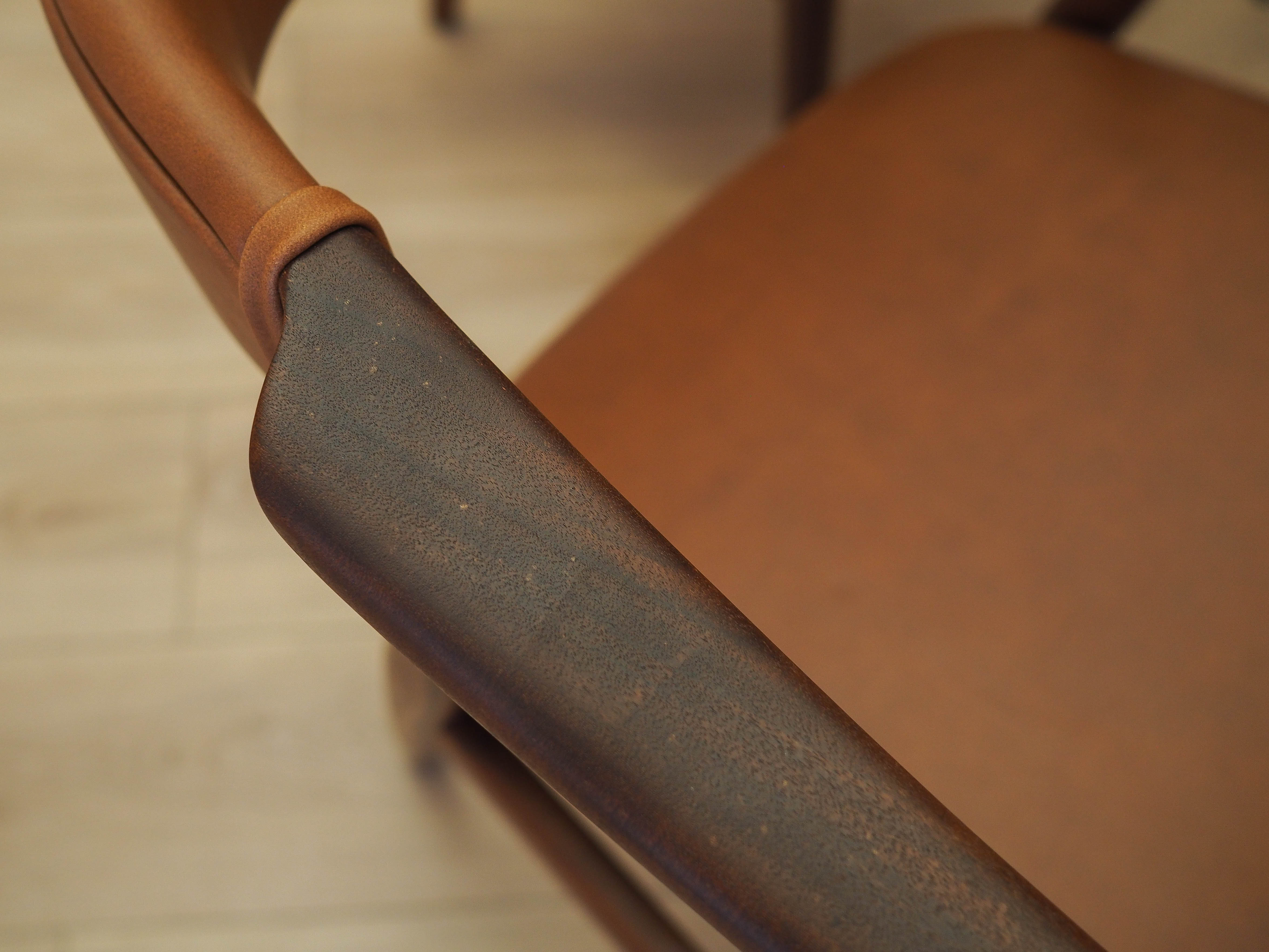 Set di sei sedie in teak anni '70