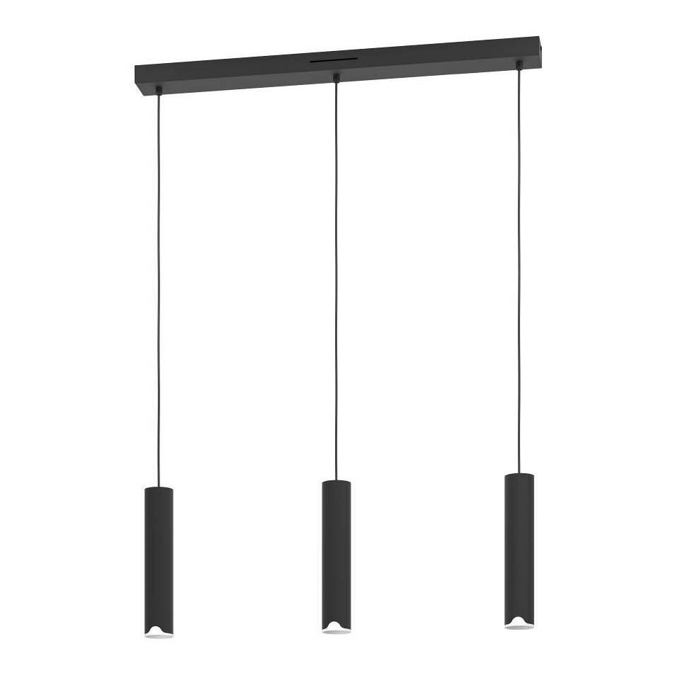 Balamorta LED Pendant Light 3-Light Type Steel Black