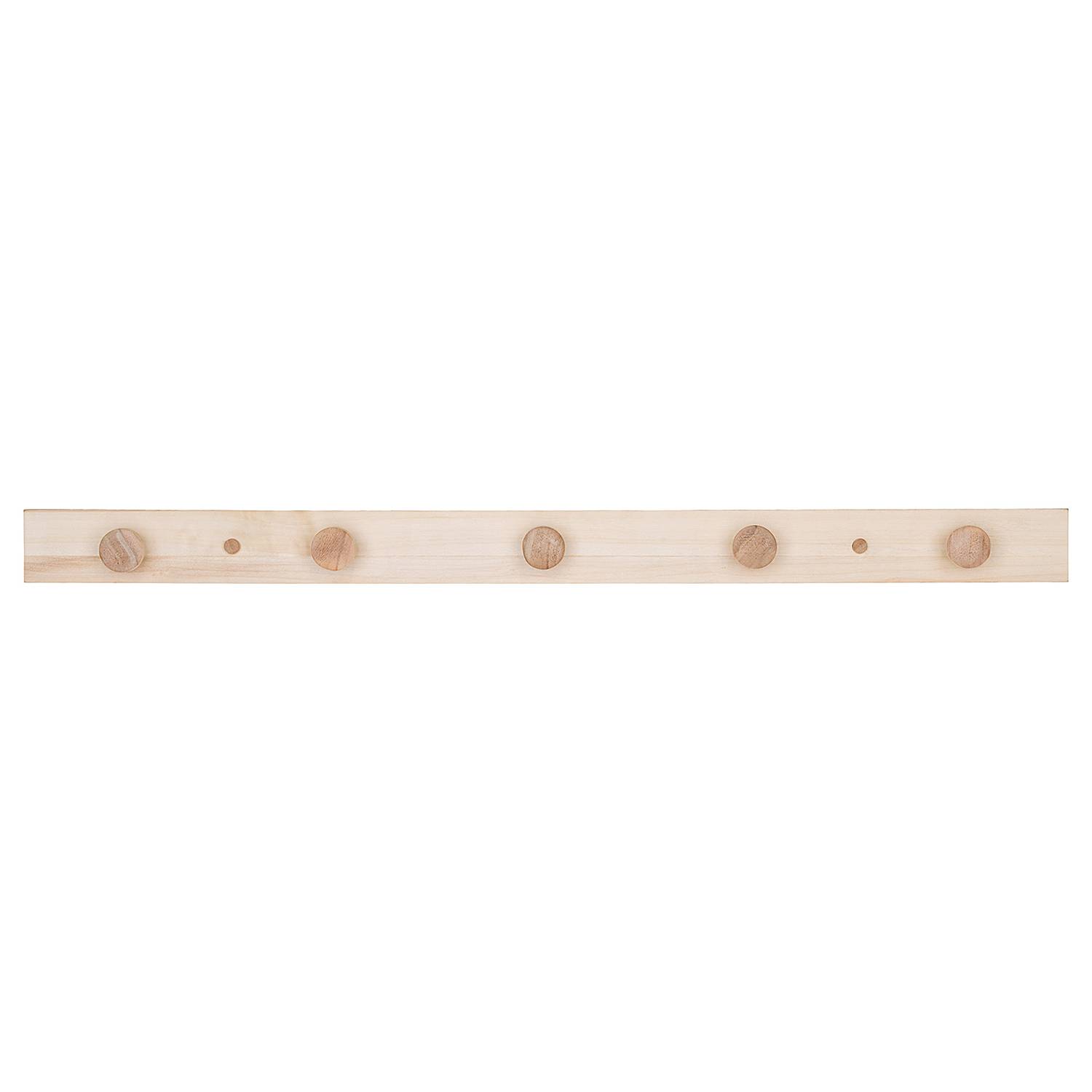 Abano Wall Coat Rack Solid Poplar Natural