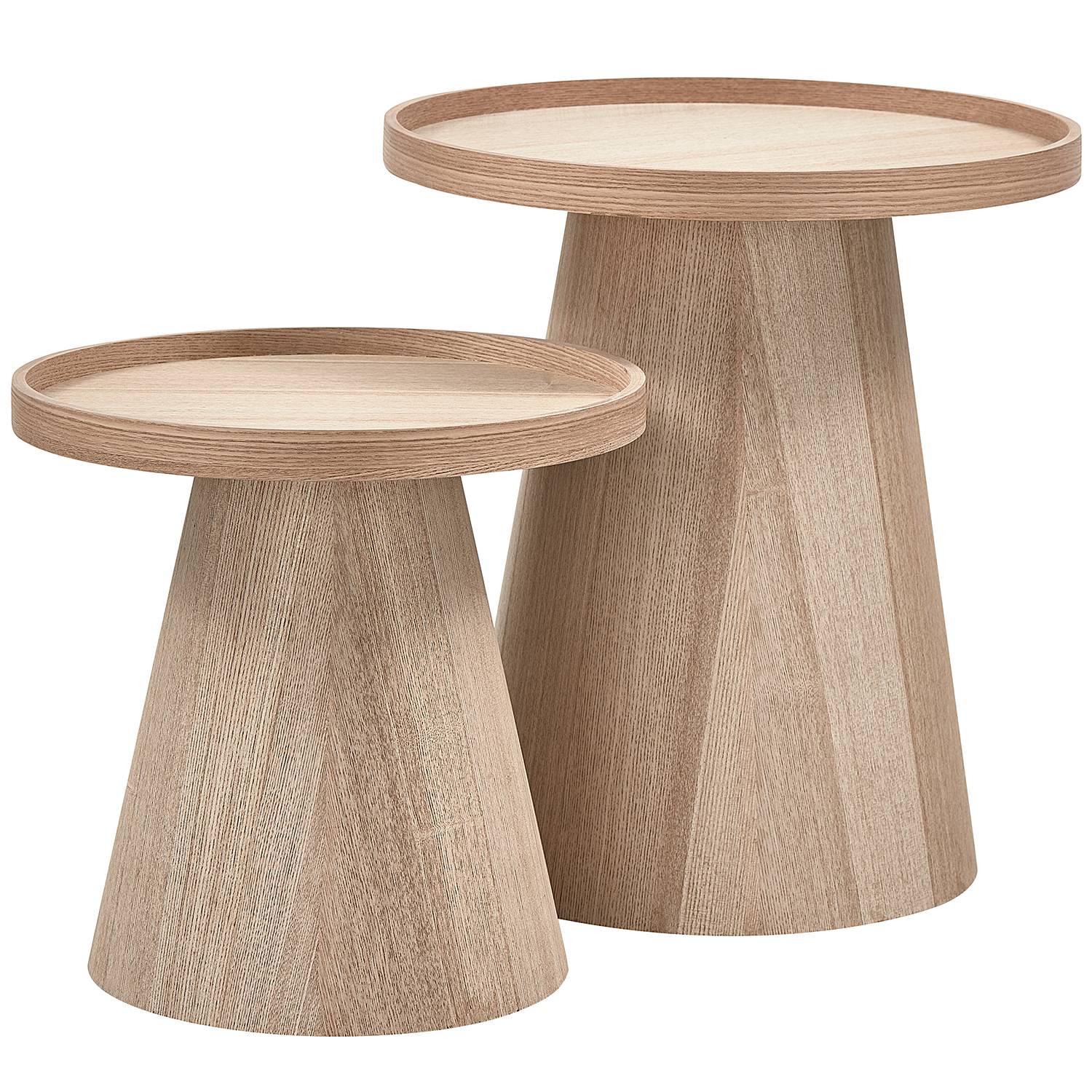 Culai Side Table Pine Semi-Solid Ø45 cm