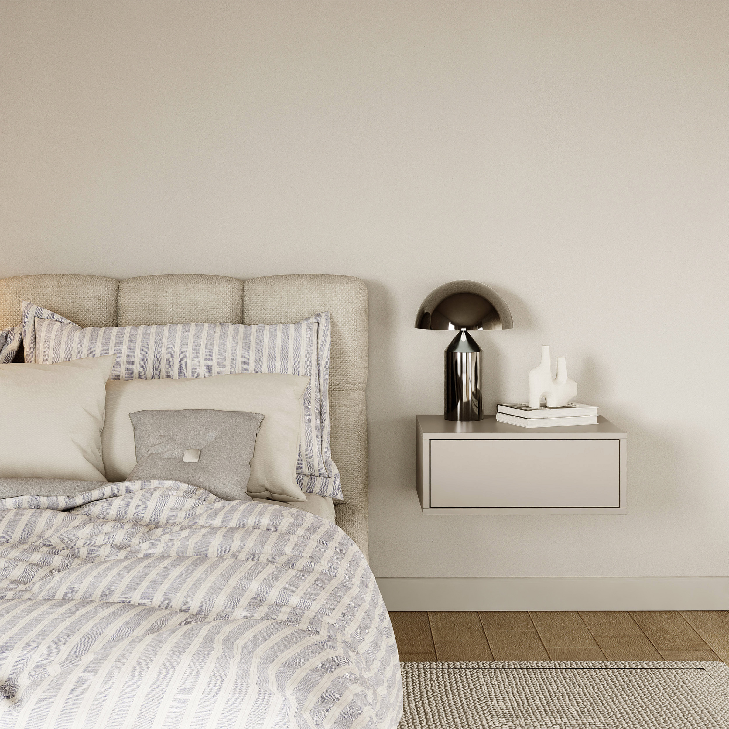 Framme Hanging Nightstand Cashmere