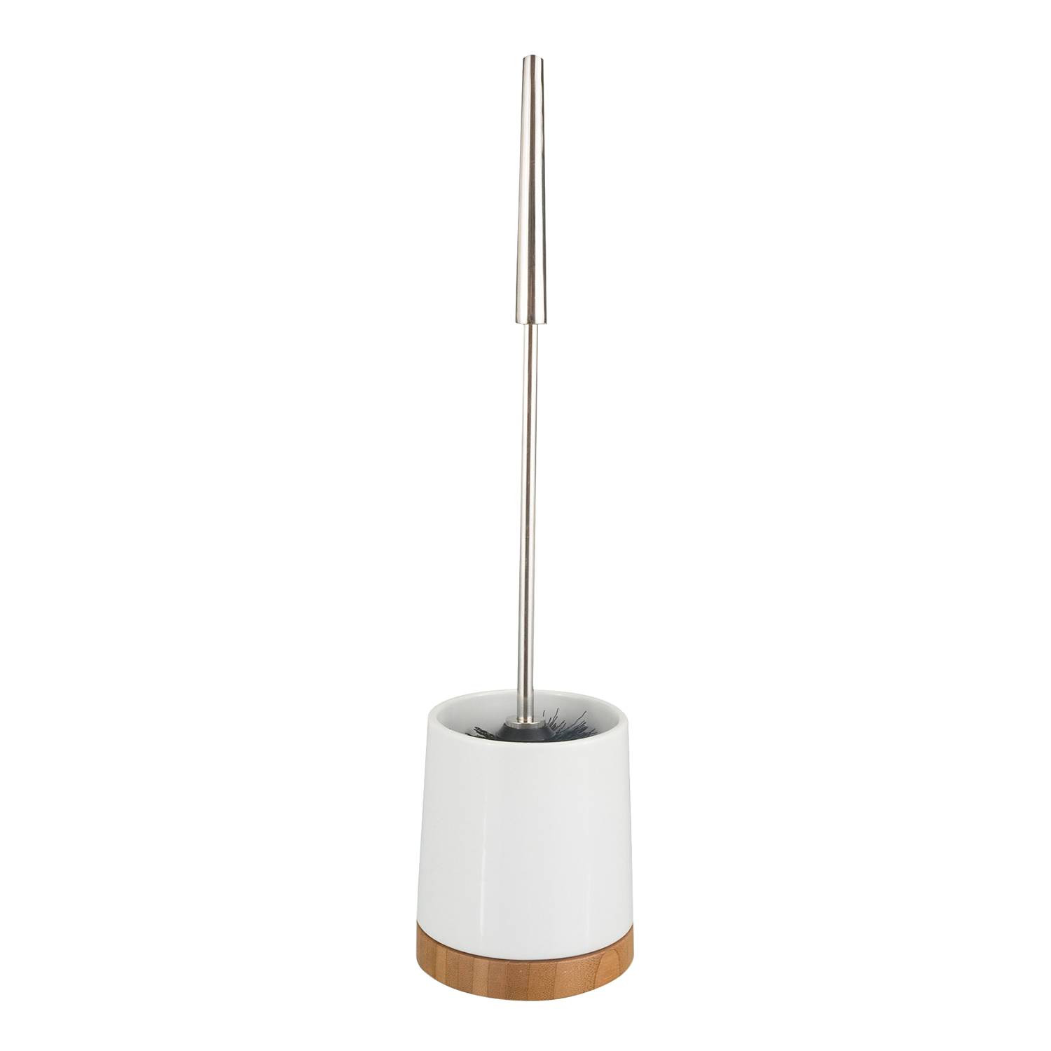 WC-Garnitur Bamboo Keramik / Bambus Weiß