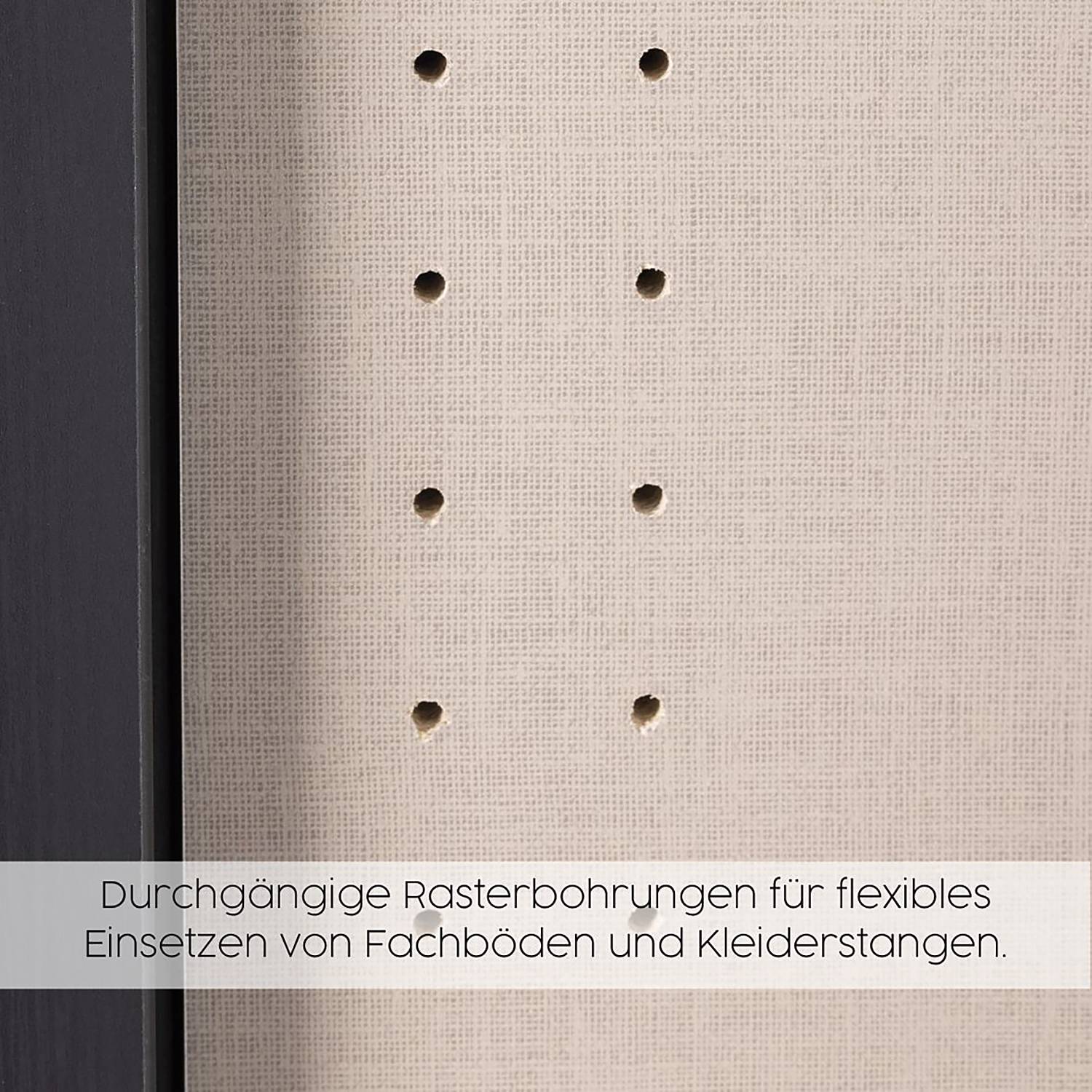 Einlegeboden Crato 3er-Set Braun Holzwerkstoff