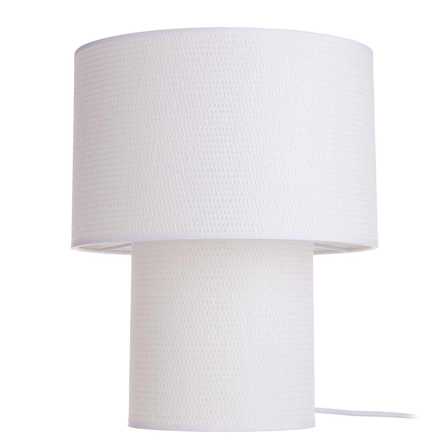 Tischleuchte WHITE WEST Eisen / Textil 1-flammig