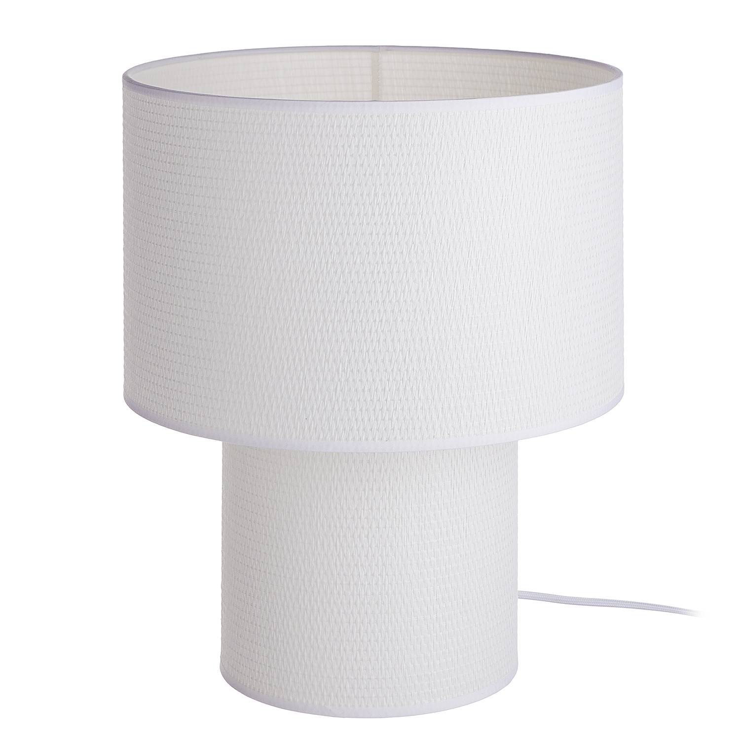 Tischleuchte WHITE WEST Eisen / Textil 1-flammig