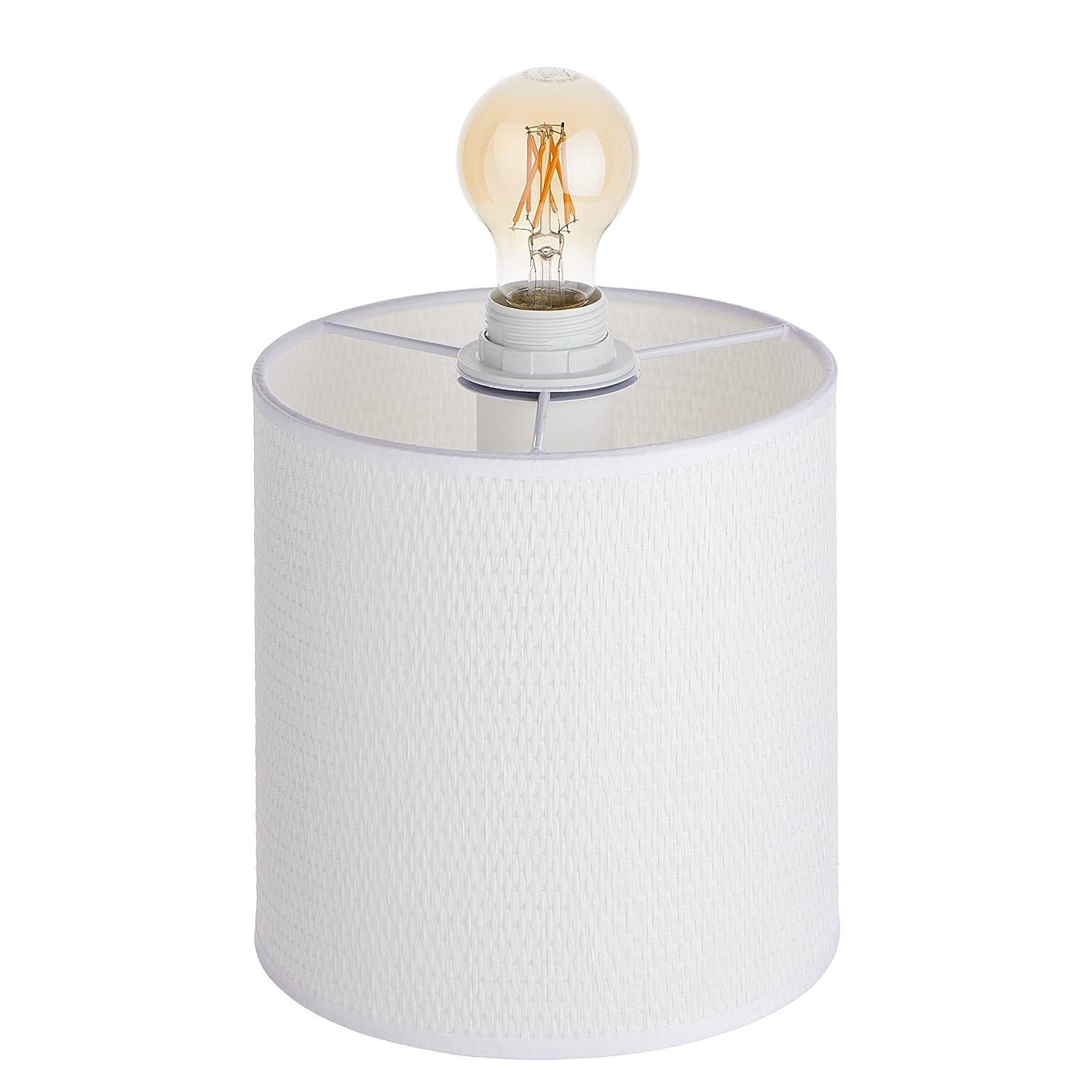 Tischleuchte WHITE WEST Eisen / Textil 1-flammig