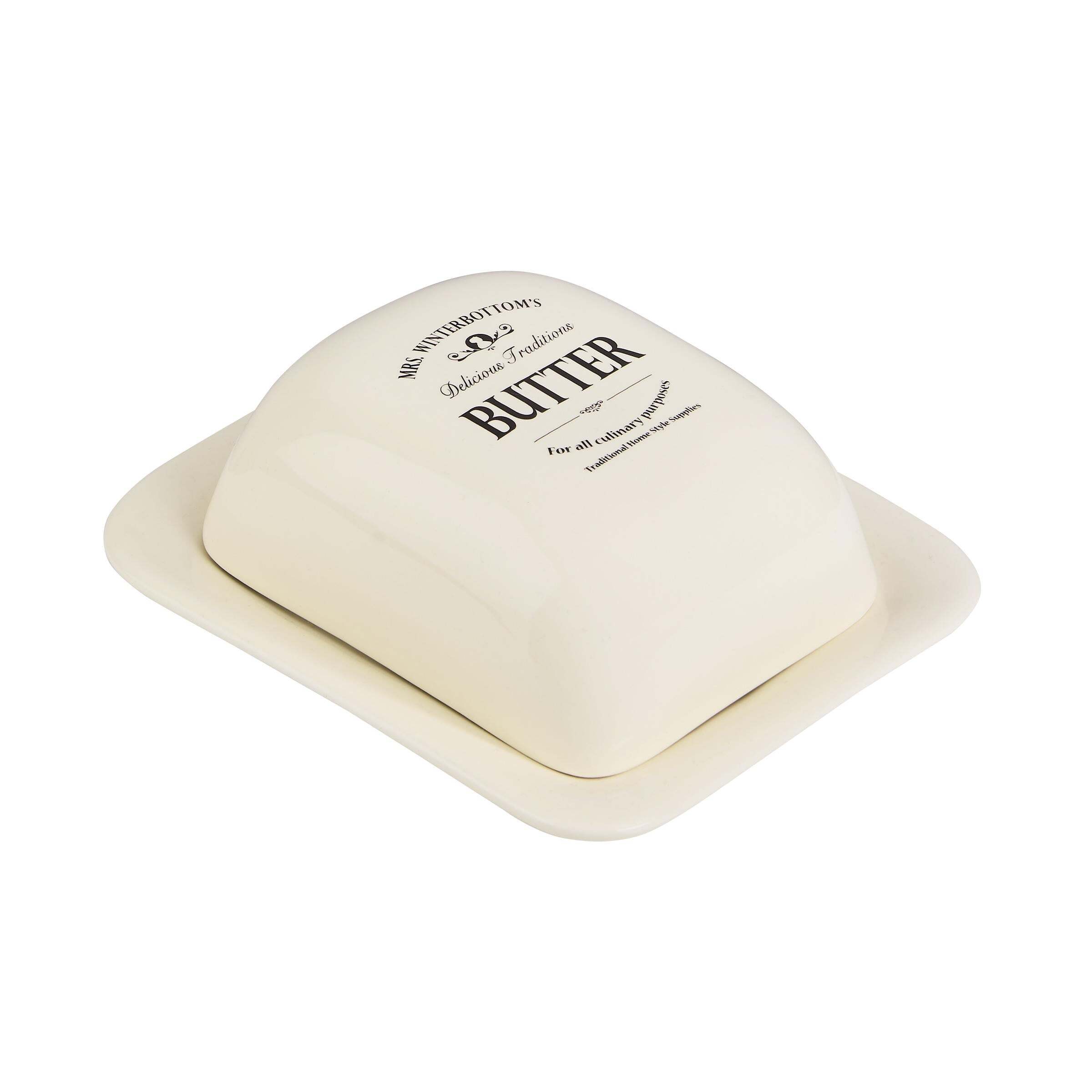 Butterdose MRS. WINTERBOTTOM'S Keramik Creme
