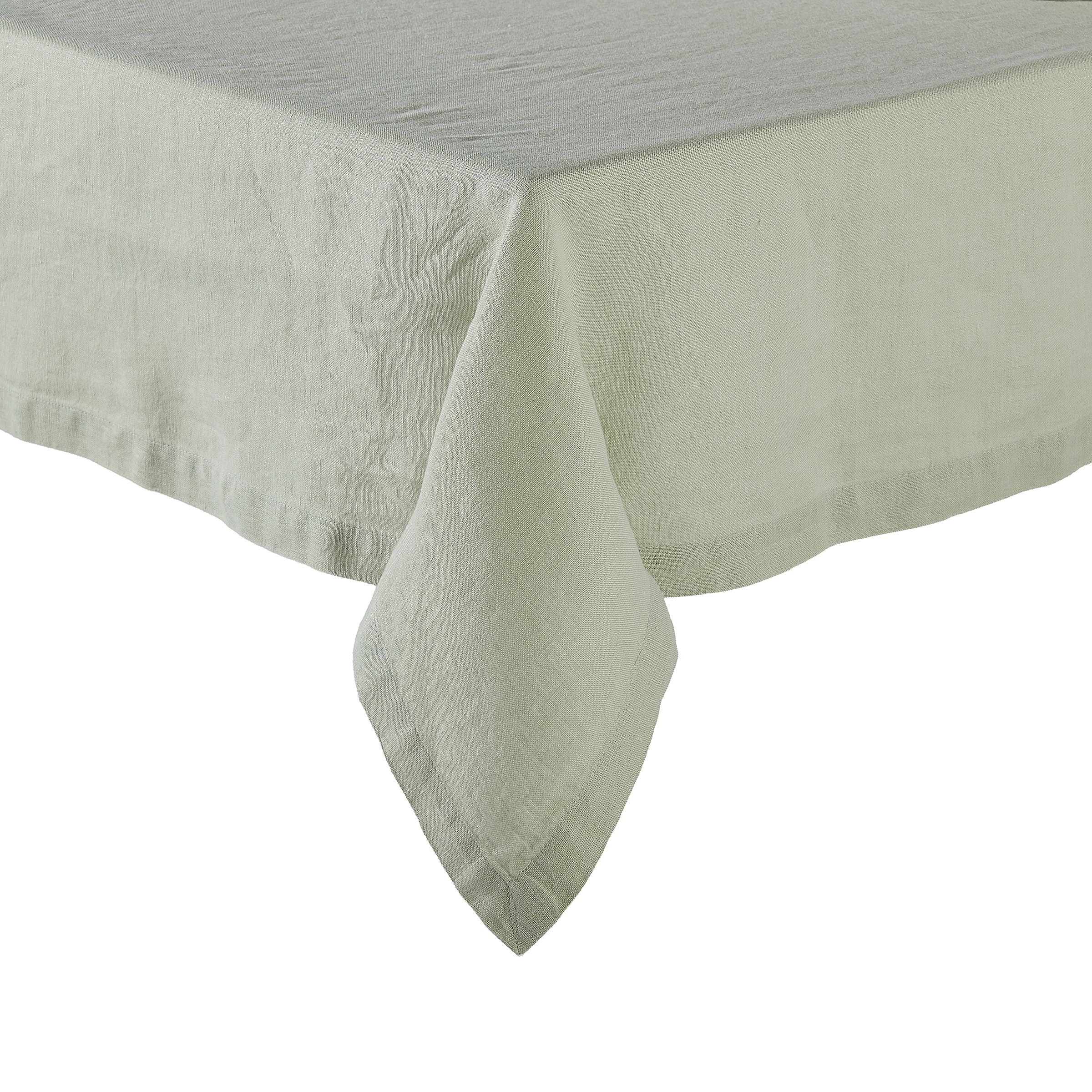 Tischdecke RIGA Leinen Salbei Salbei 160 x 300 cm