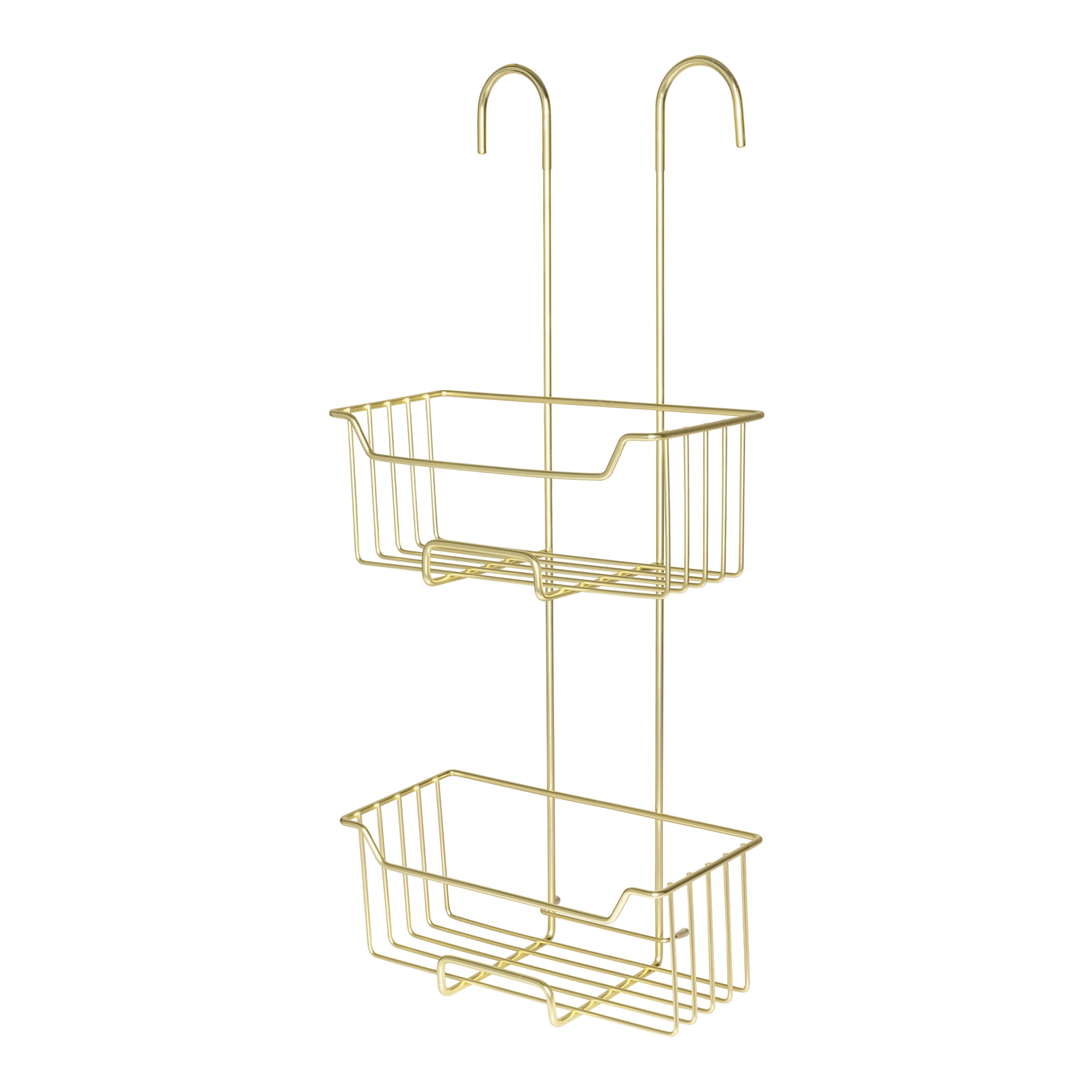 Duschablage Milo Edelstahl / Polyethylen Gold Höhe: 55 cm