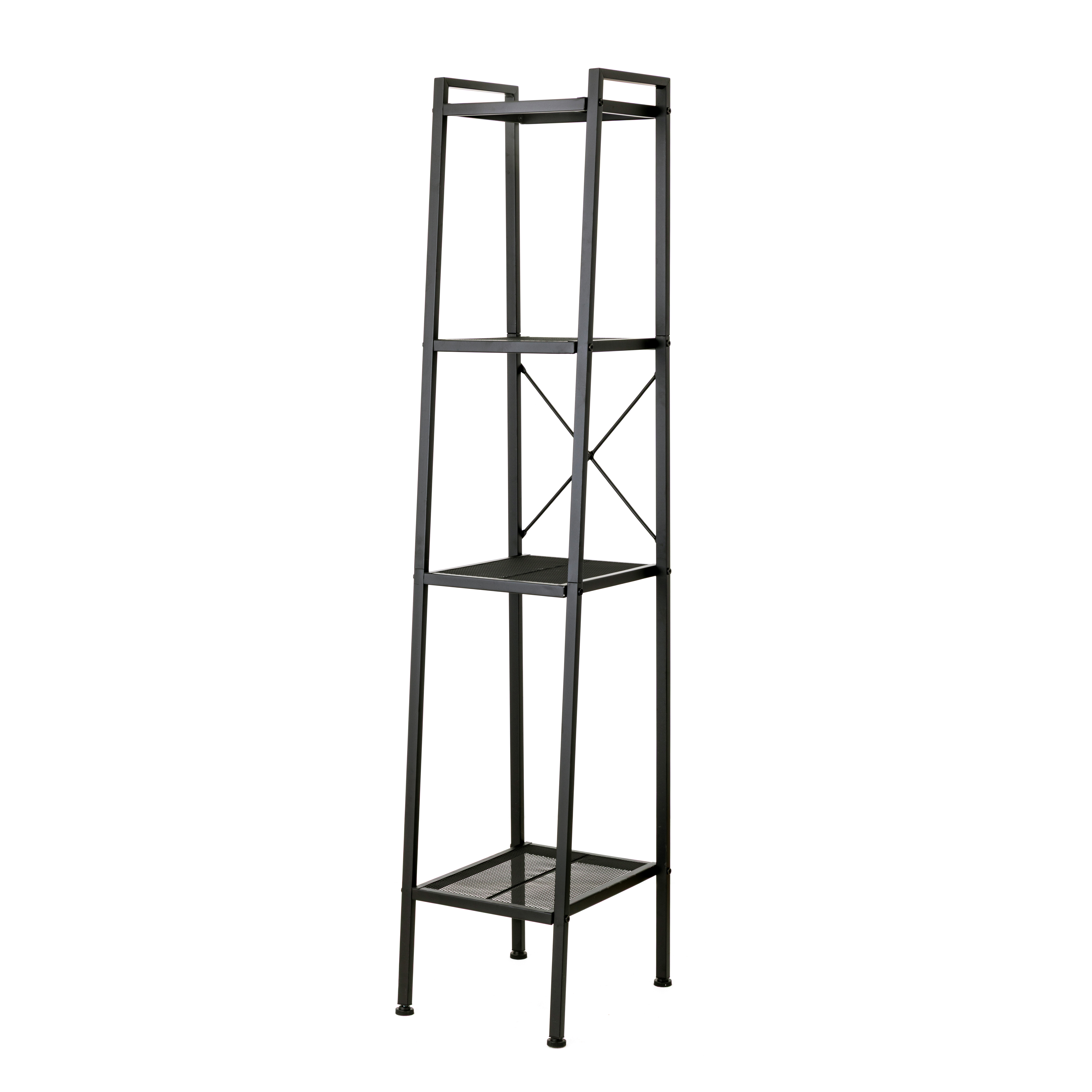 Regal Bufkin Metall Schwarz Breite: 30 cm