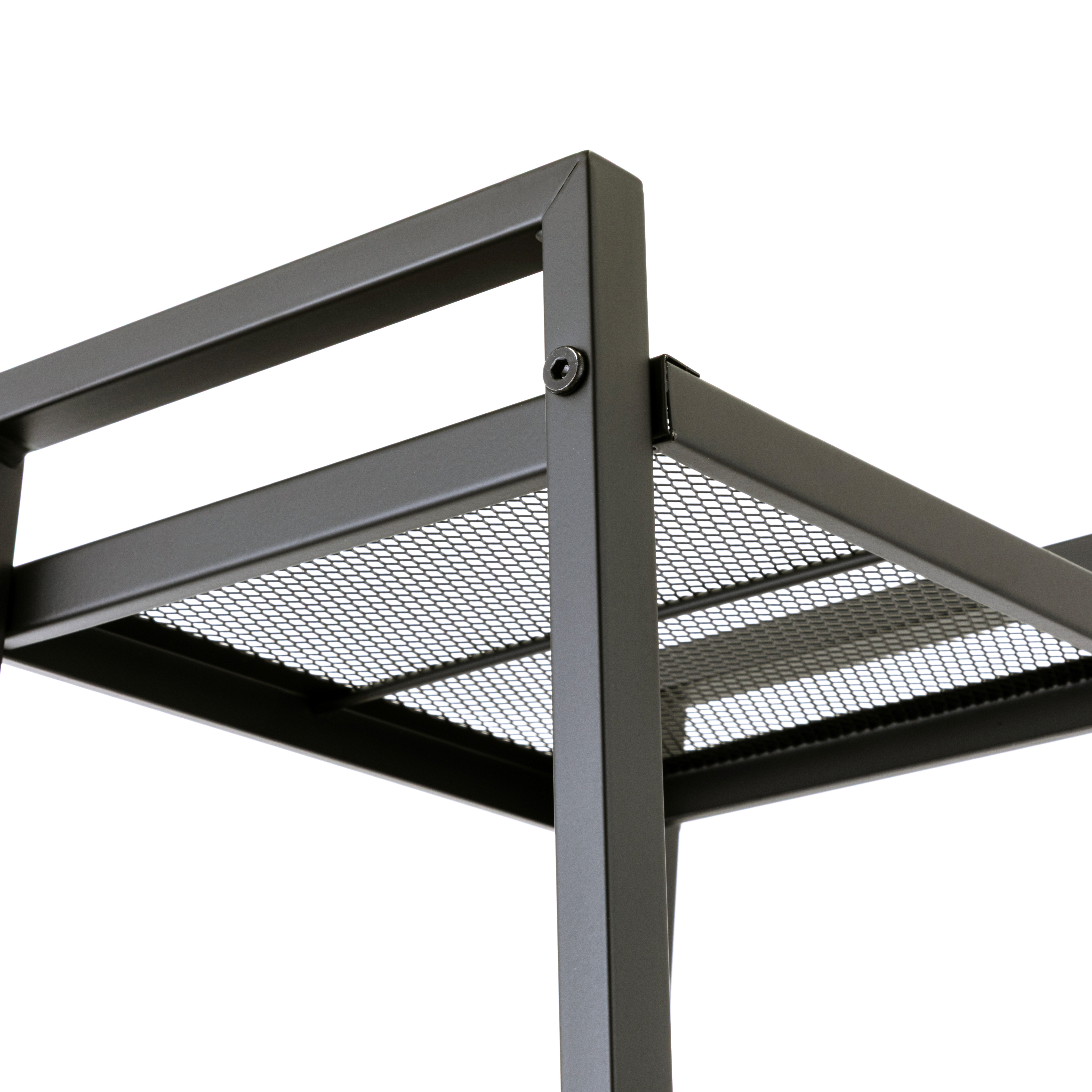 Regal Bufkin Metall Schwarz Breite: 30 cm