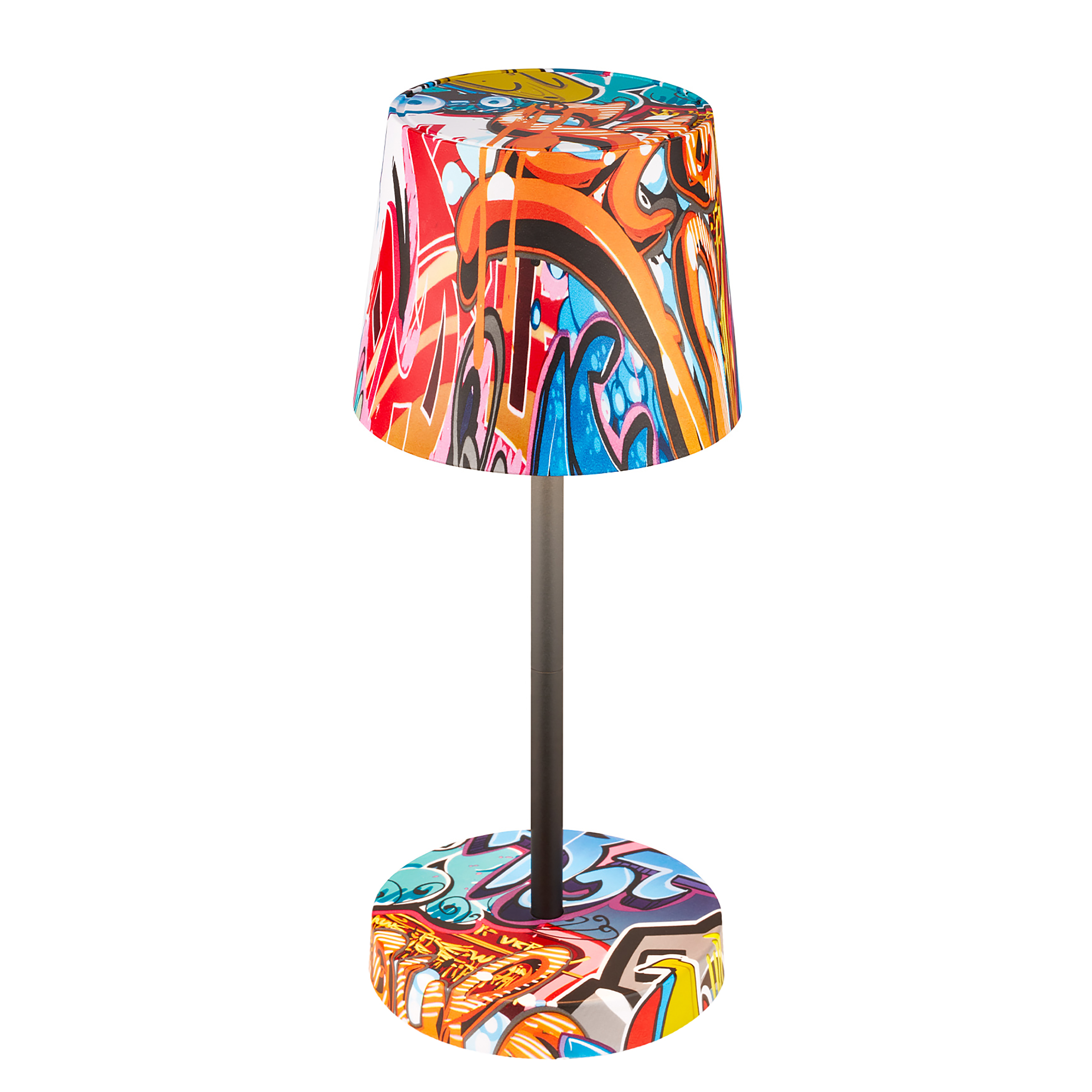 Akku-Tischleuchte Boja Kunststoff 1-flammig Multicolor