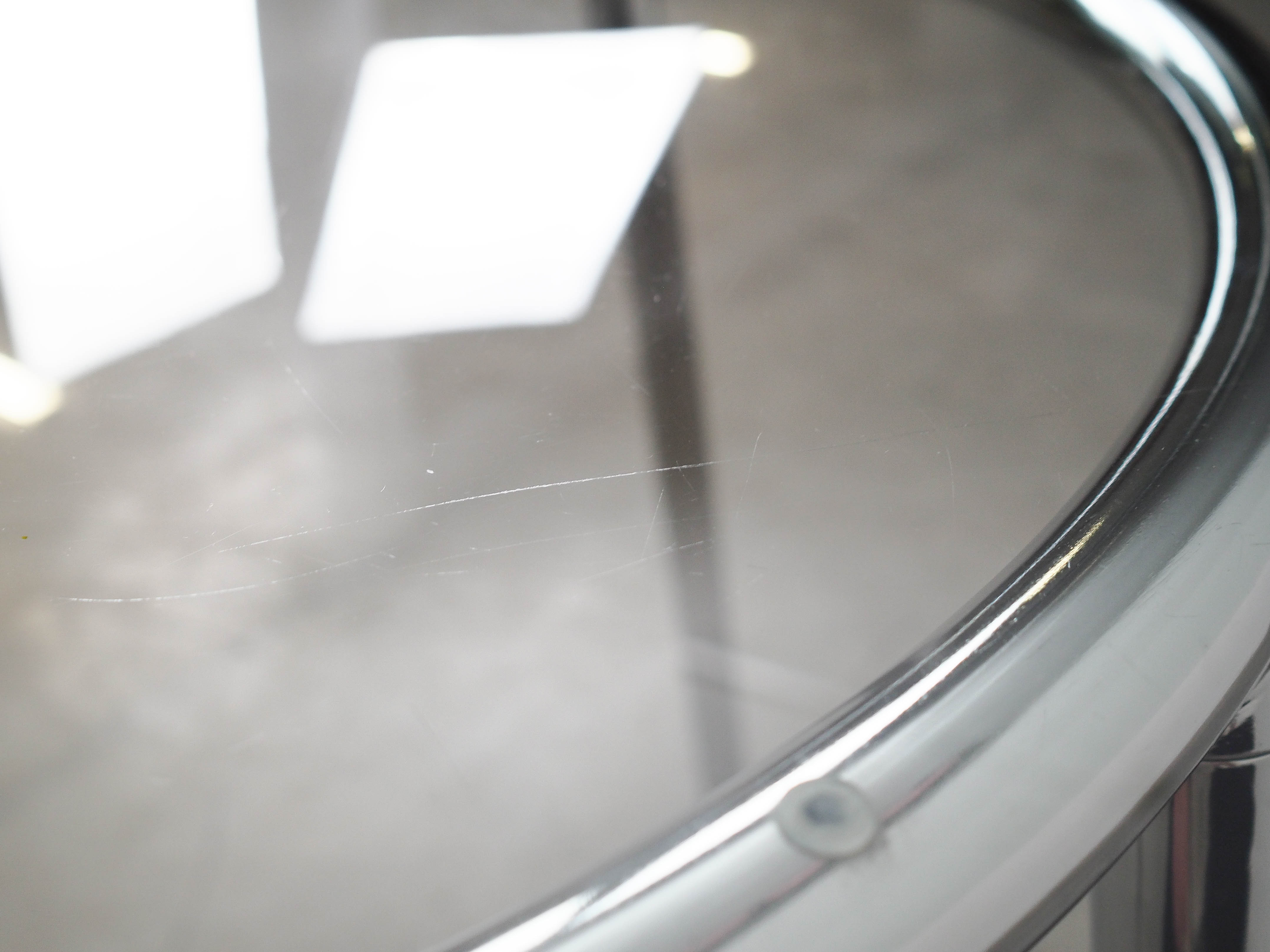 Glass table 1980s