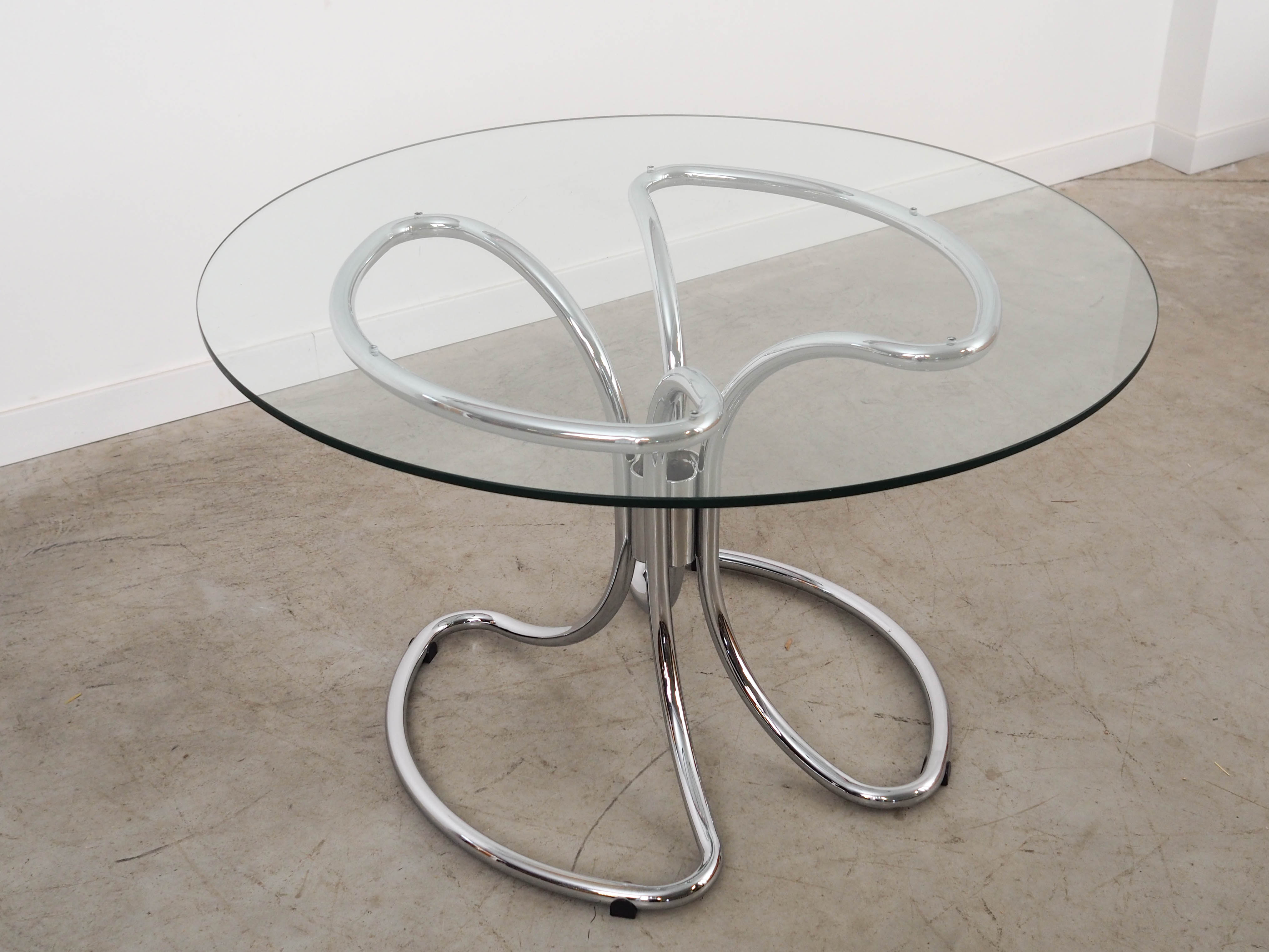Glass table 1970s