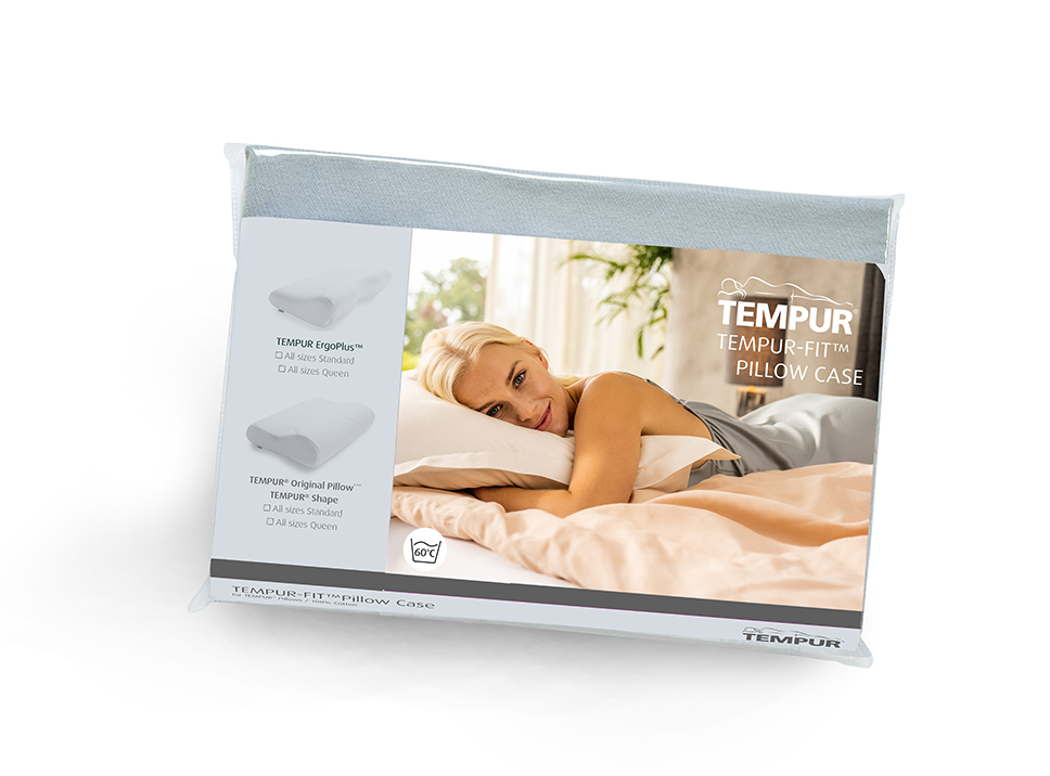 TEMPUR® Jersey-Kissenbezug für Ombracio 60 x 50 cm Platin