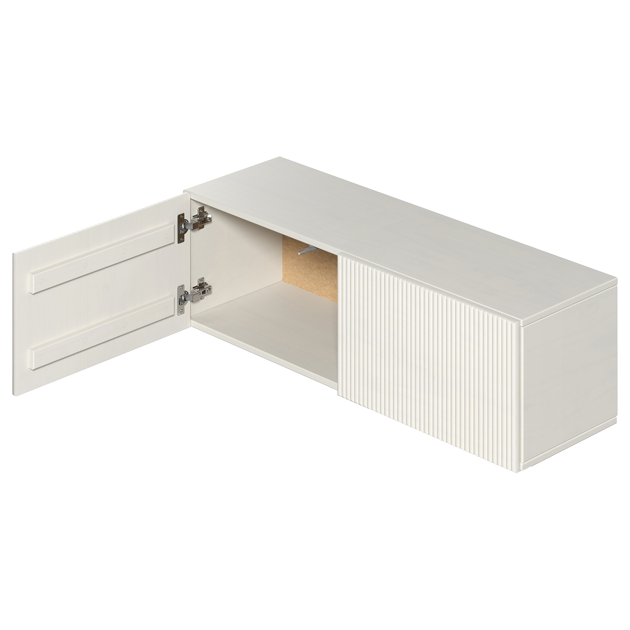 Massives Hänge-TV-Lowboard SKAO Kaschmir Breite: 100 cm