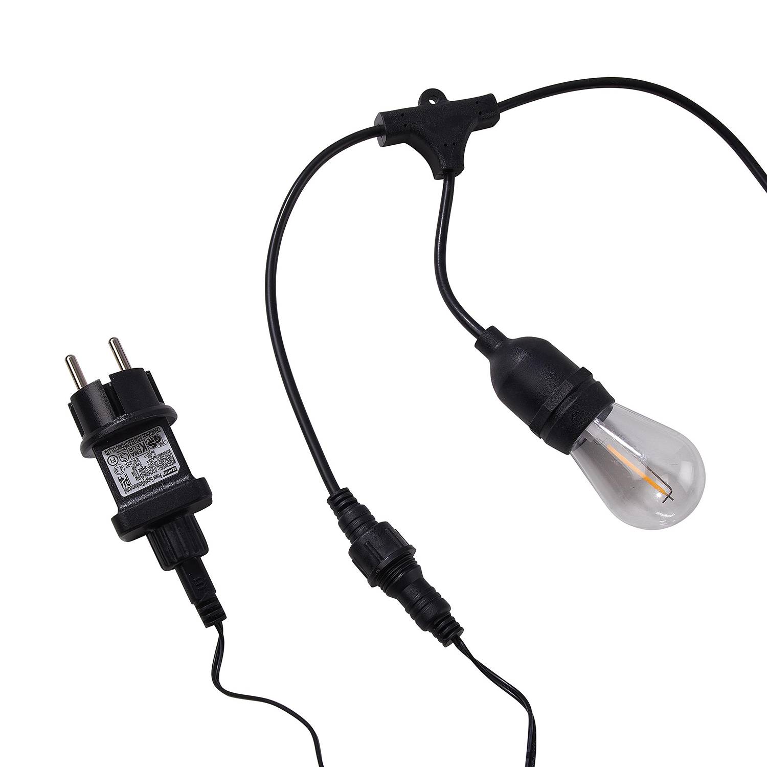 Outdoor-Lichterkette BULB LIGHTS Polyester PVC 10-flammig