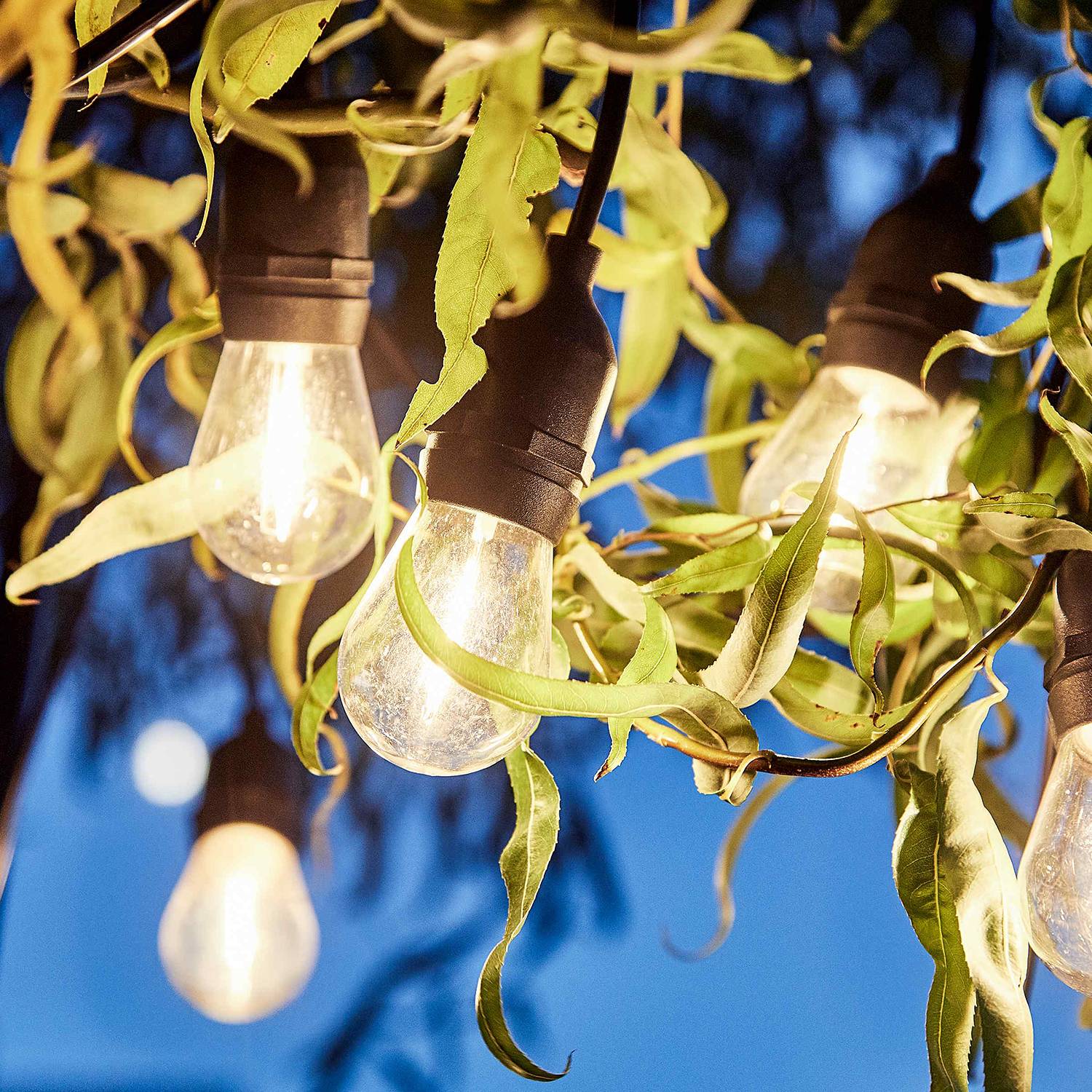 Outdoor-Lichterkette BULB LIGHTS Polyester PVC 10-flammig