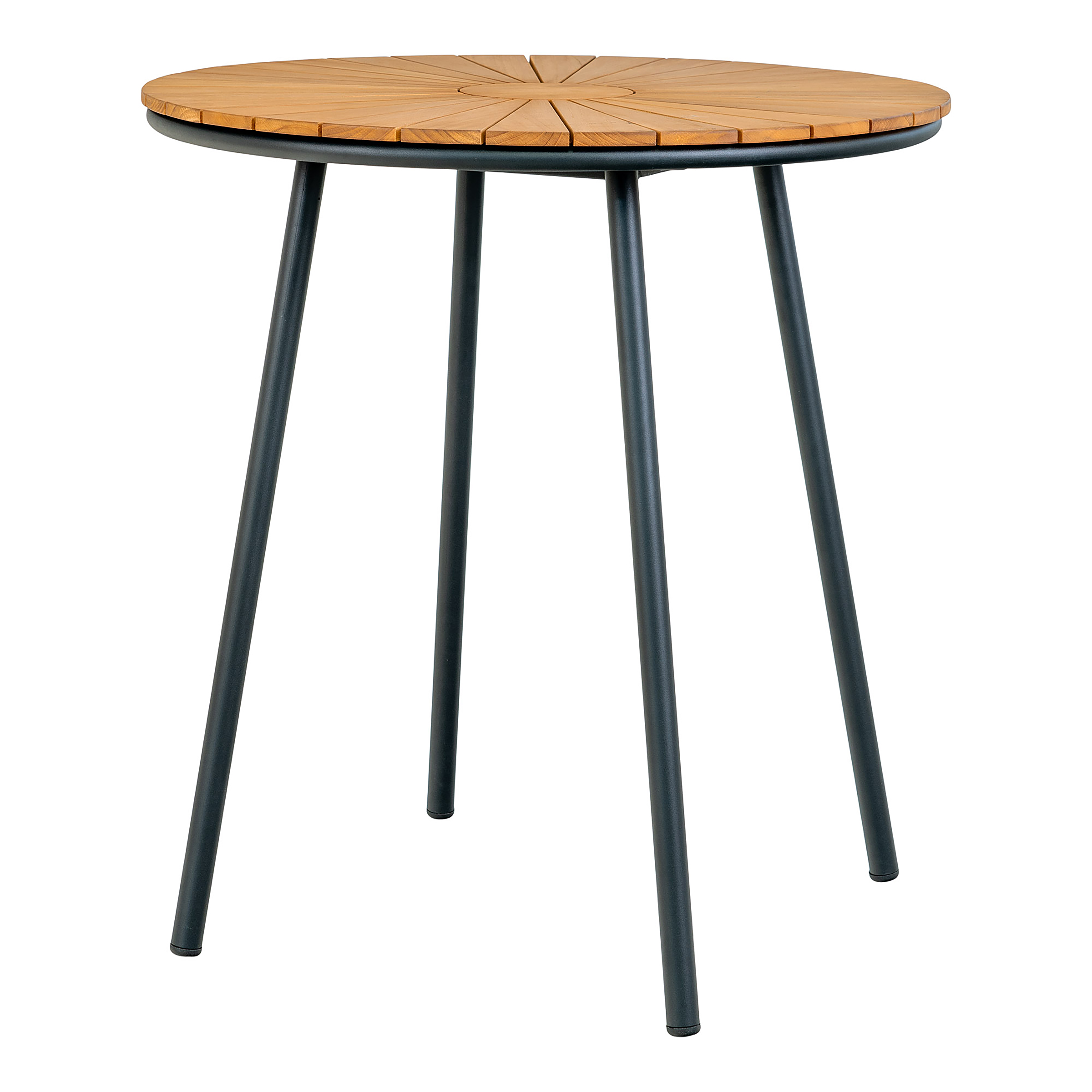 Beistelltisch Cleveland Schwarz Braun Stahl 70 x 74 x 70 cm