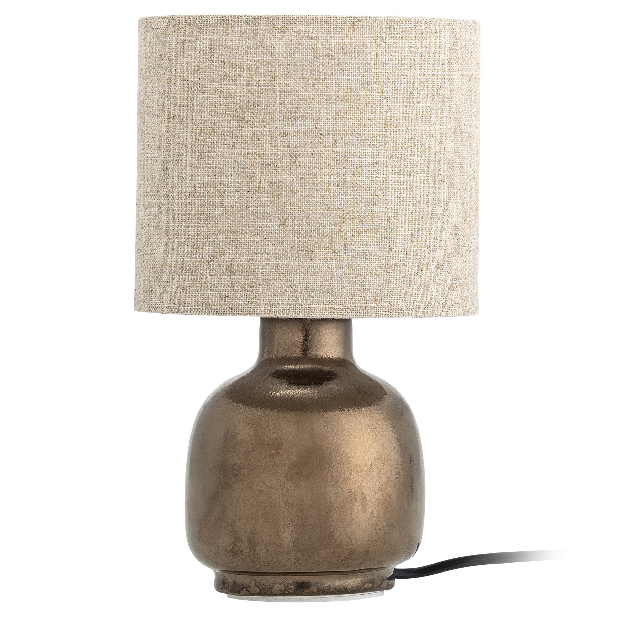 Tischlampe Agni Messing Keramik 15 x 26 x 15 cm