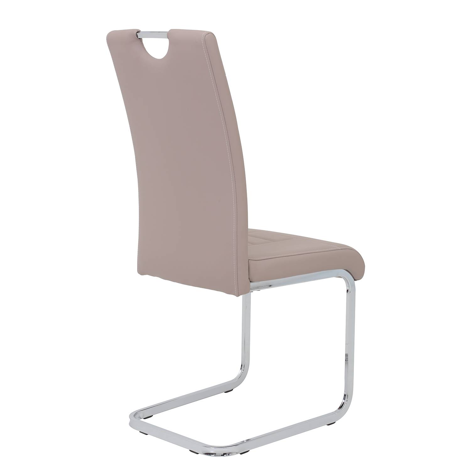 2x Festola Cantilever Chair Cappuccino