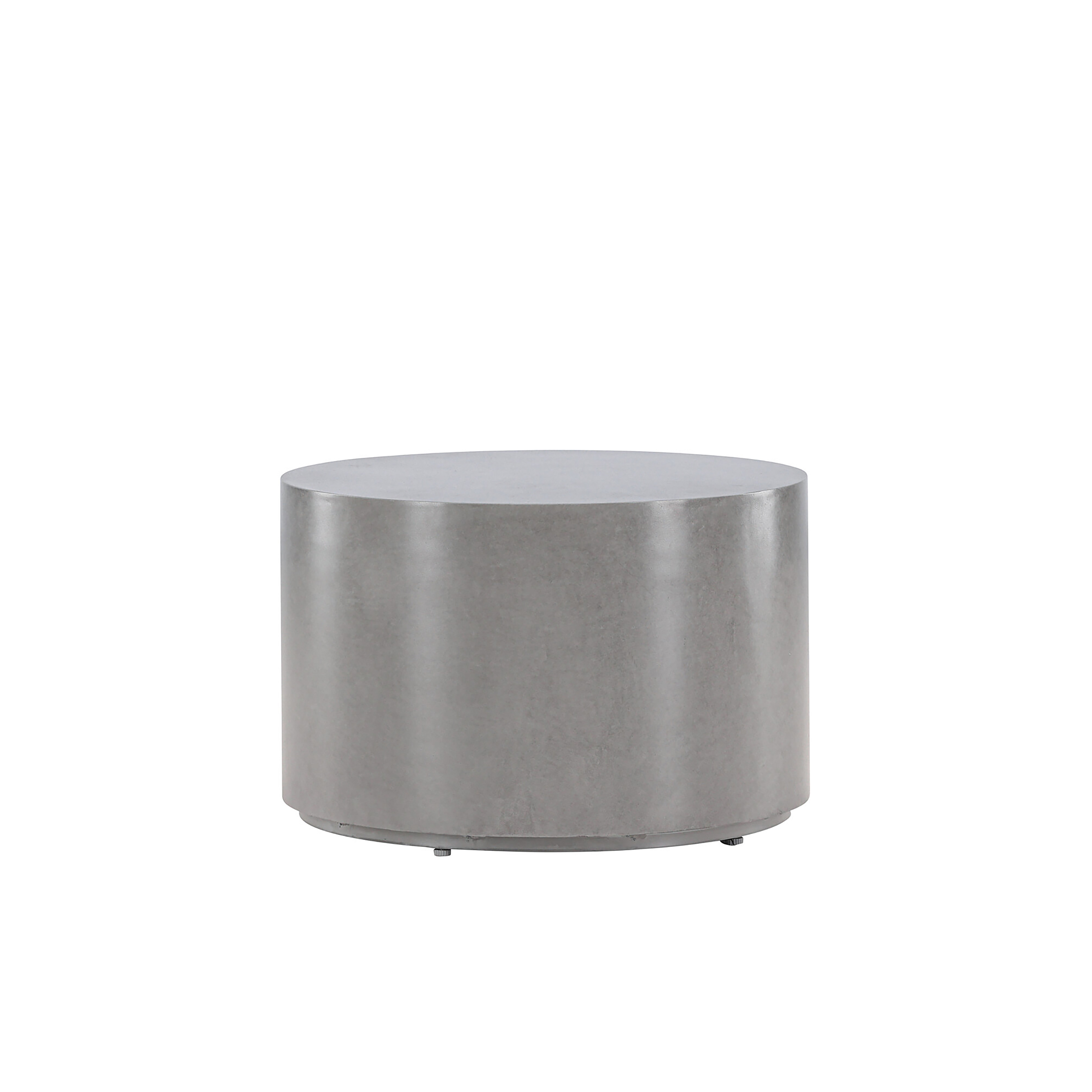Lissabon Beistelltisch Aluminium Grau Ø60 cm