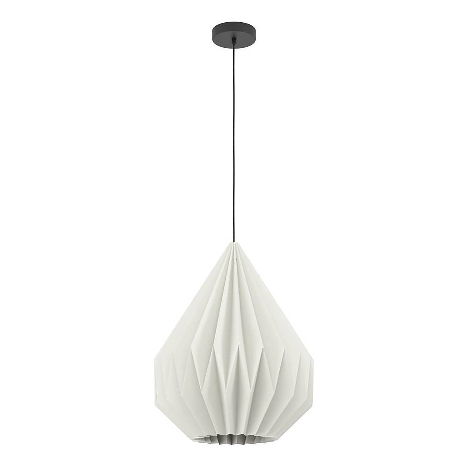 Minting Pendant Light 1-Light Steel White