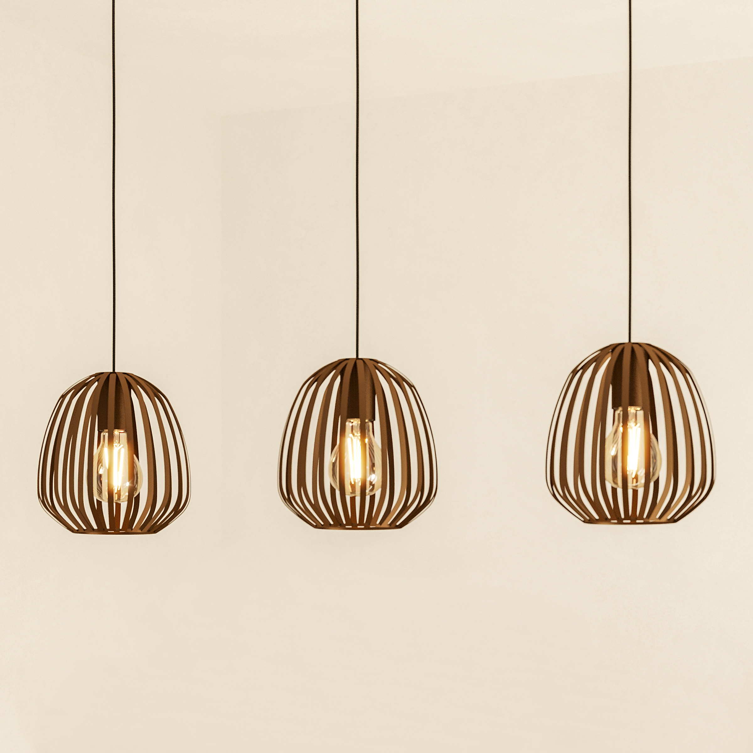 Espinal Pendant Light 3-Light Type B Steel Bronze