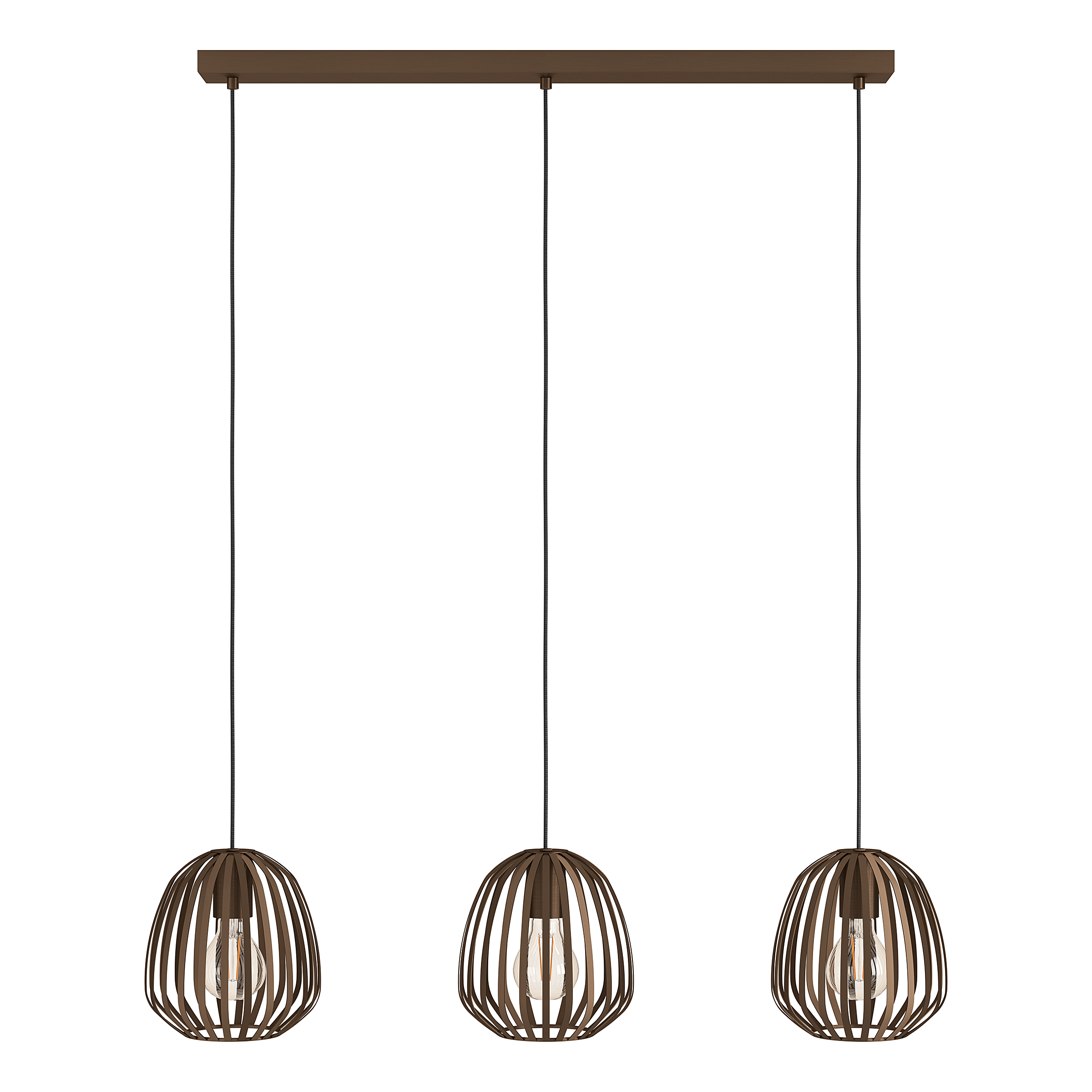 Espinal Pendant Light 3-Light Type B Steel Bronze