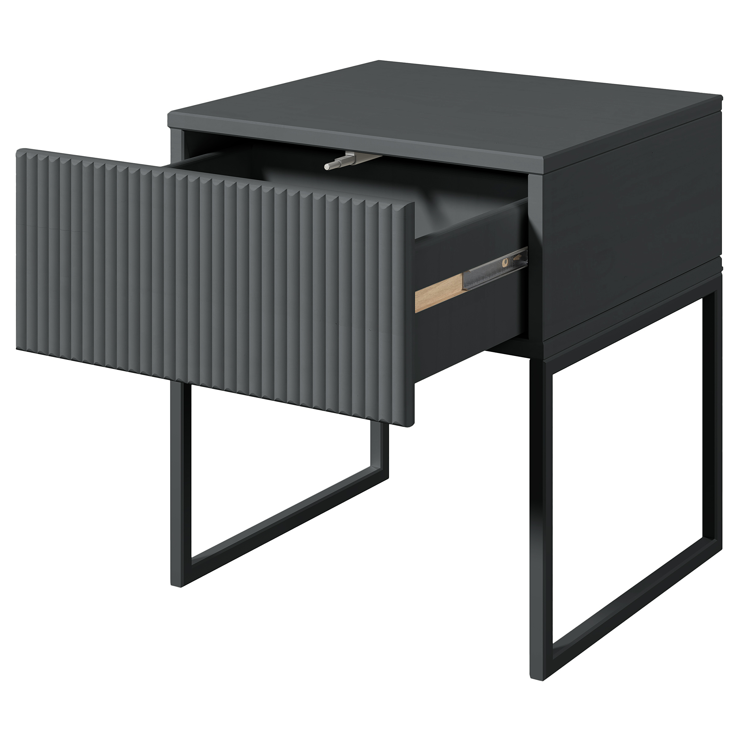SKAO Nightstand Solid Anthracite