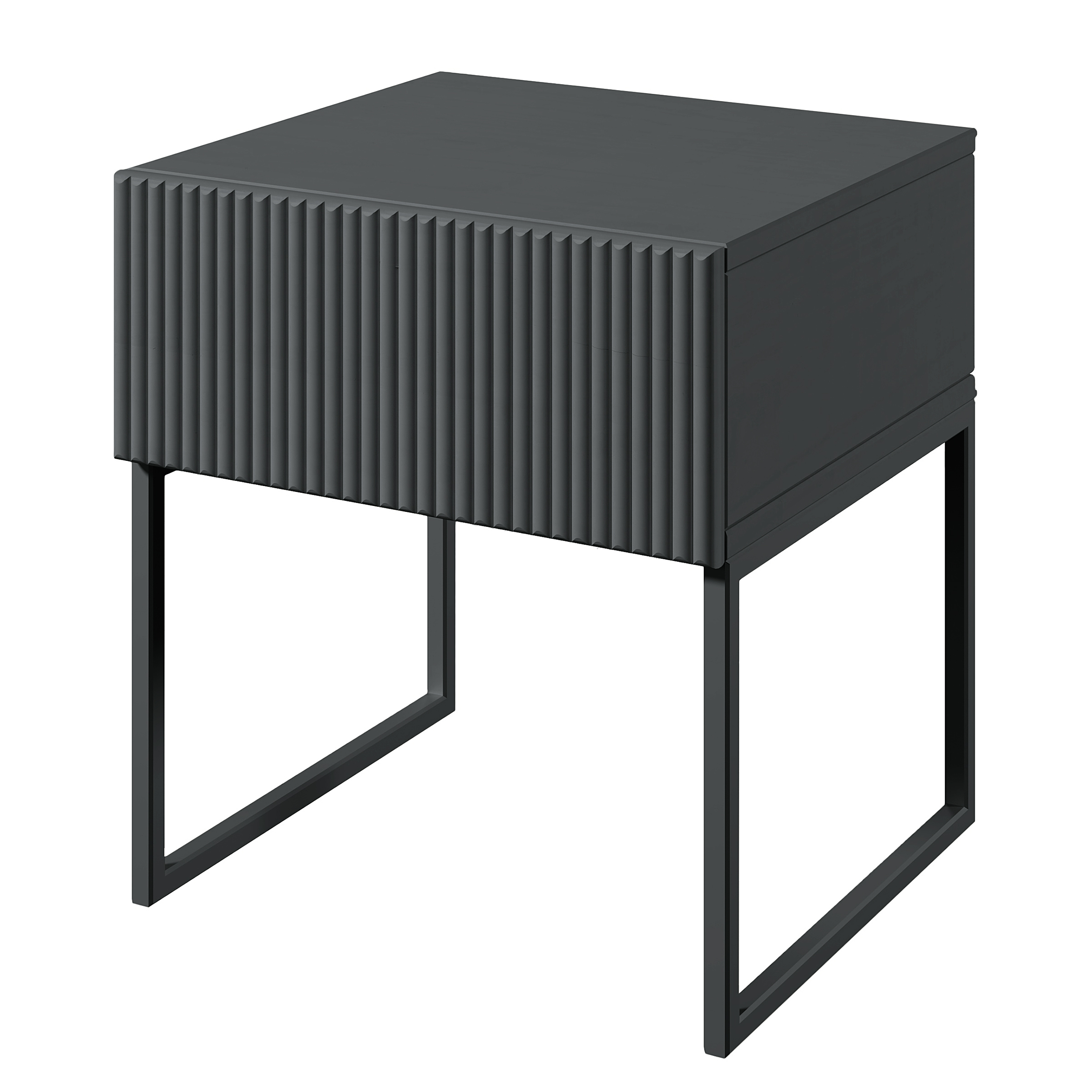 SKAO Nightstand Solid Anthracite