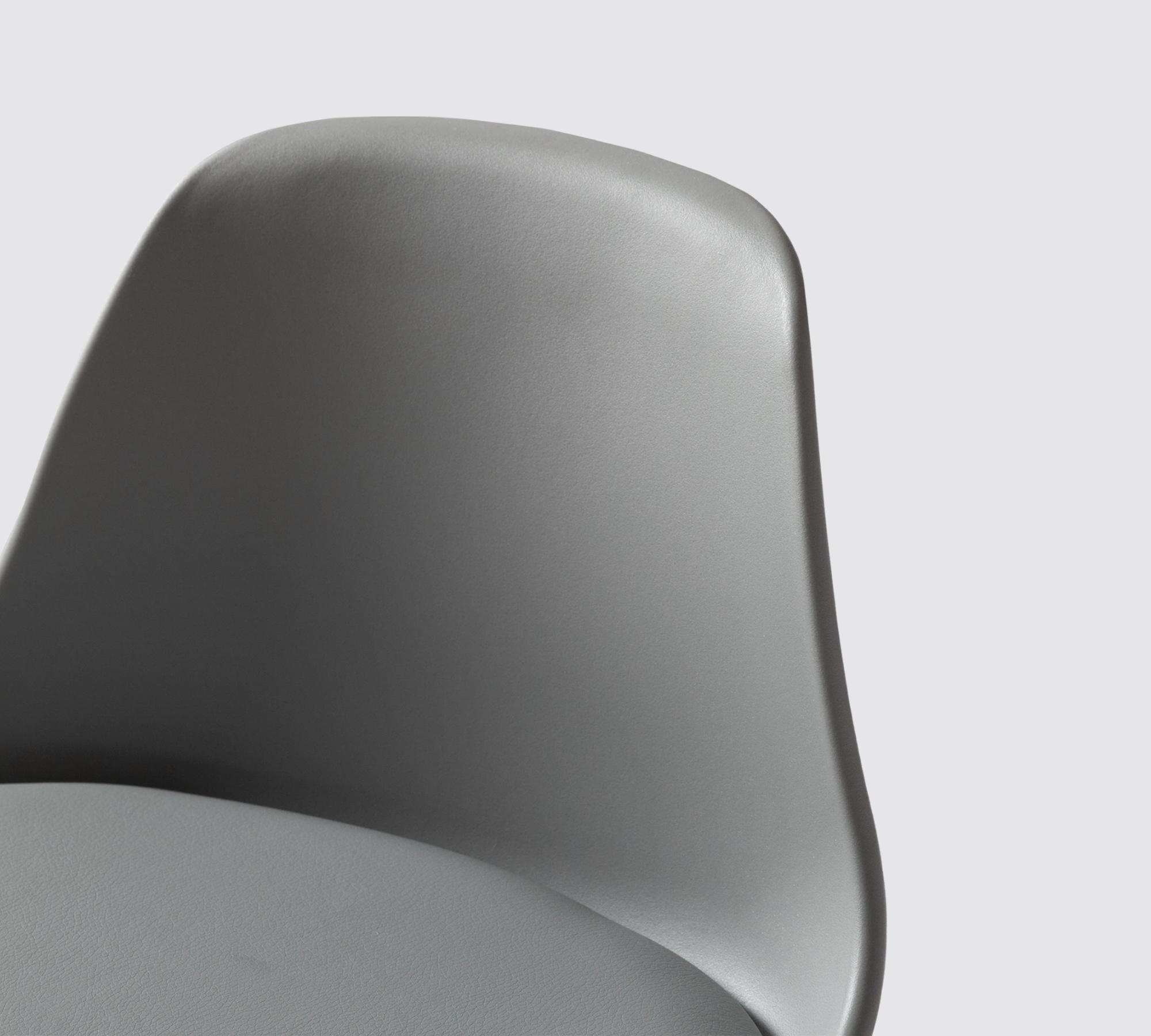 2x Barstuhl Höhenverstellbar Edelstahl Grau