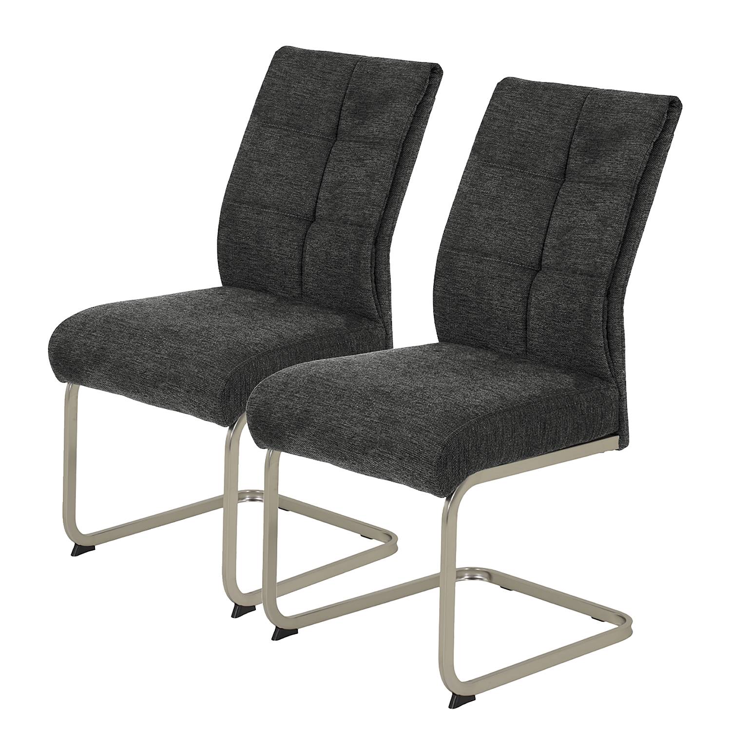 Freischwinger Melans 2er-Set Anthrazit