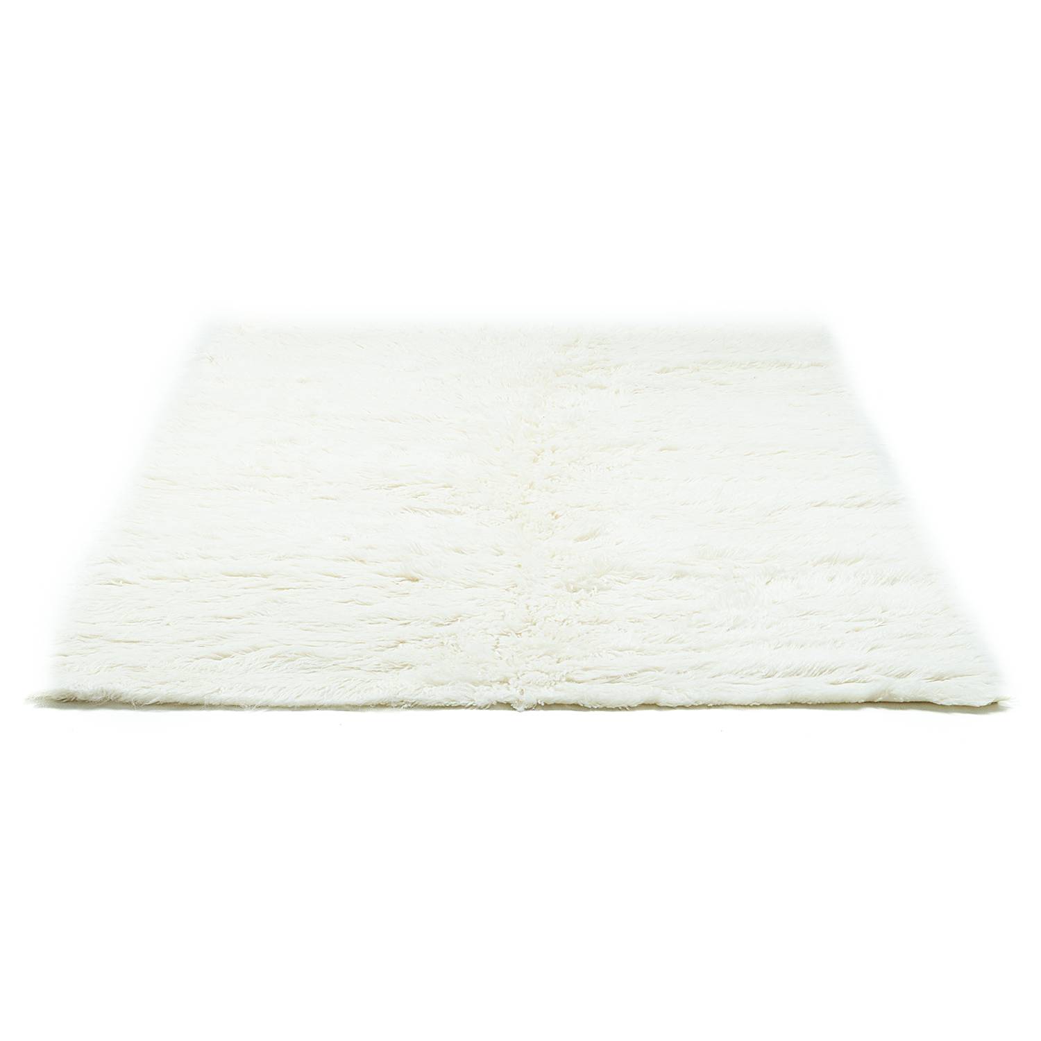 Wollteppich Flokos 1250 Schurwolle Weiß 190 x 290 cm